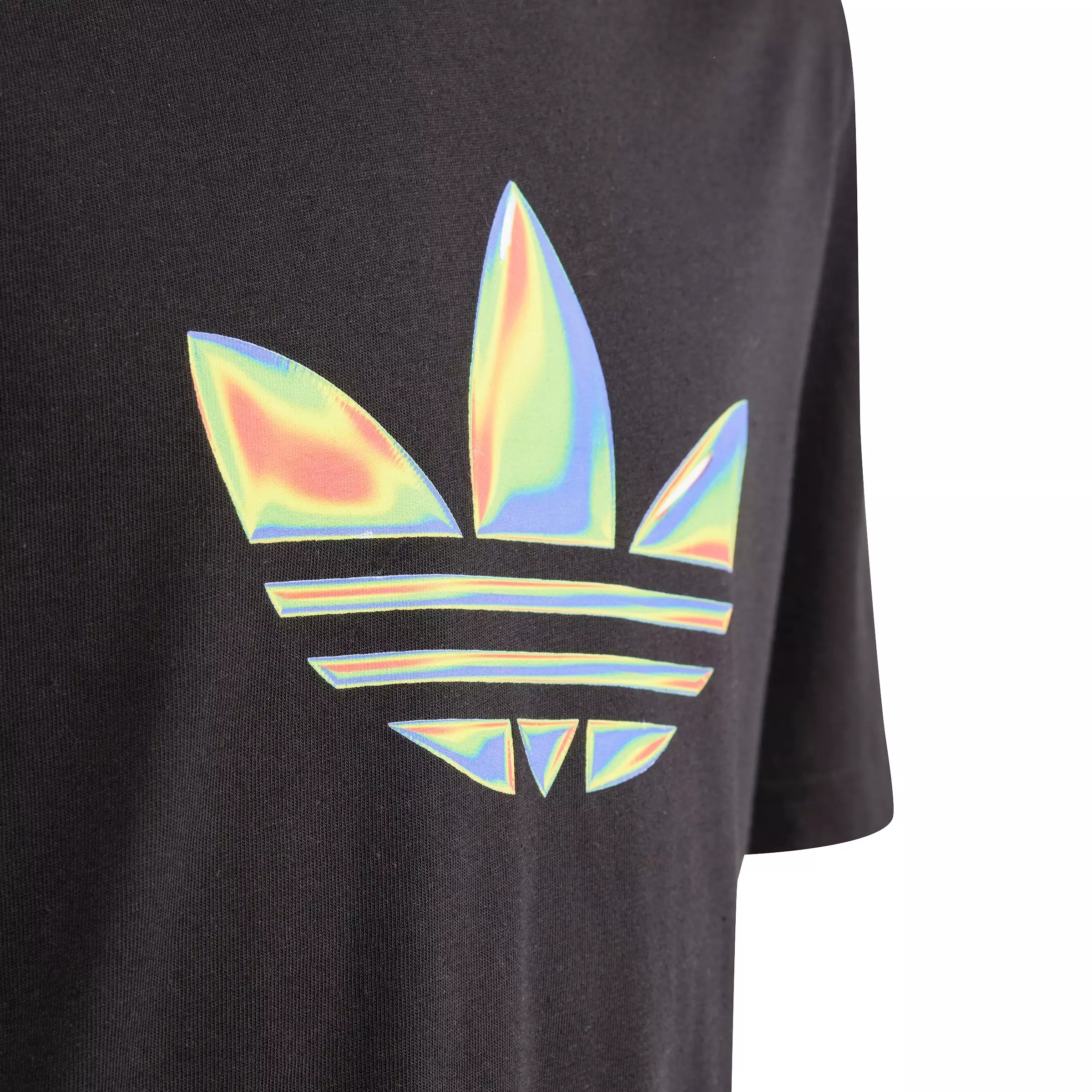 adidas Big Boys' Future Road Bold Tee - BLACK