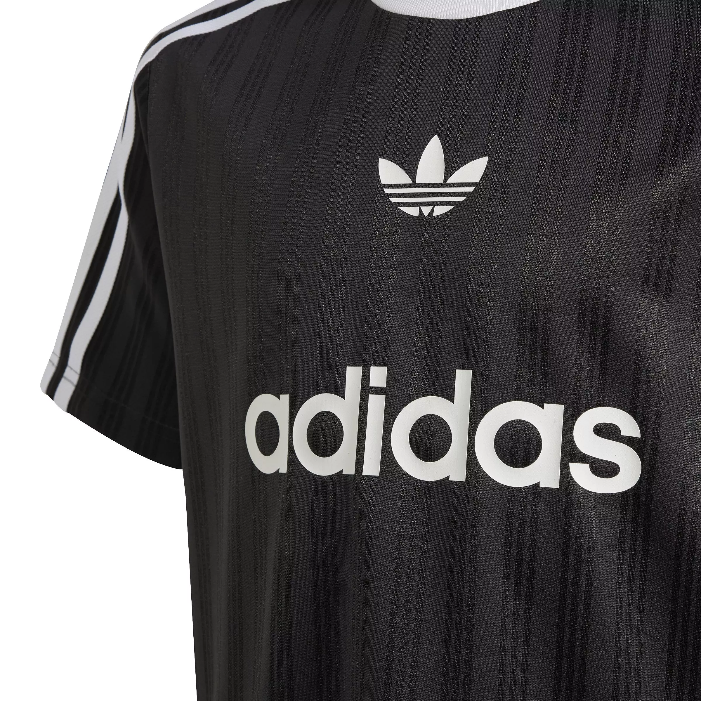 adidas Big Boys' Superstar Soccer Jersey - Black - BLACK