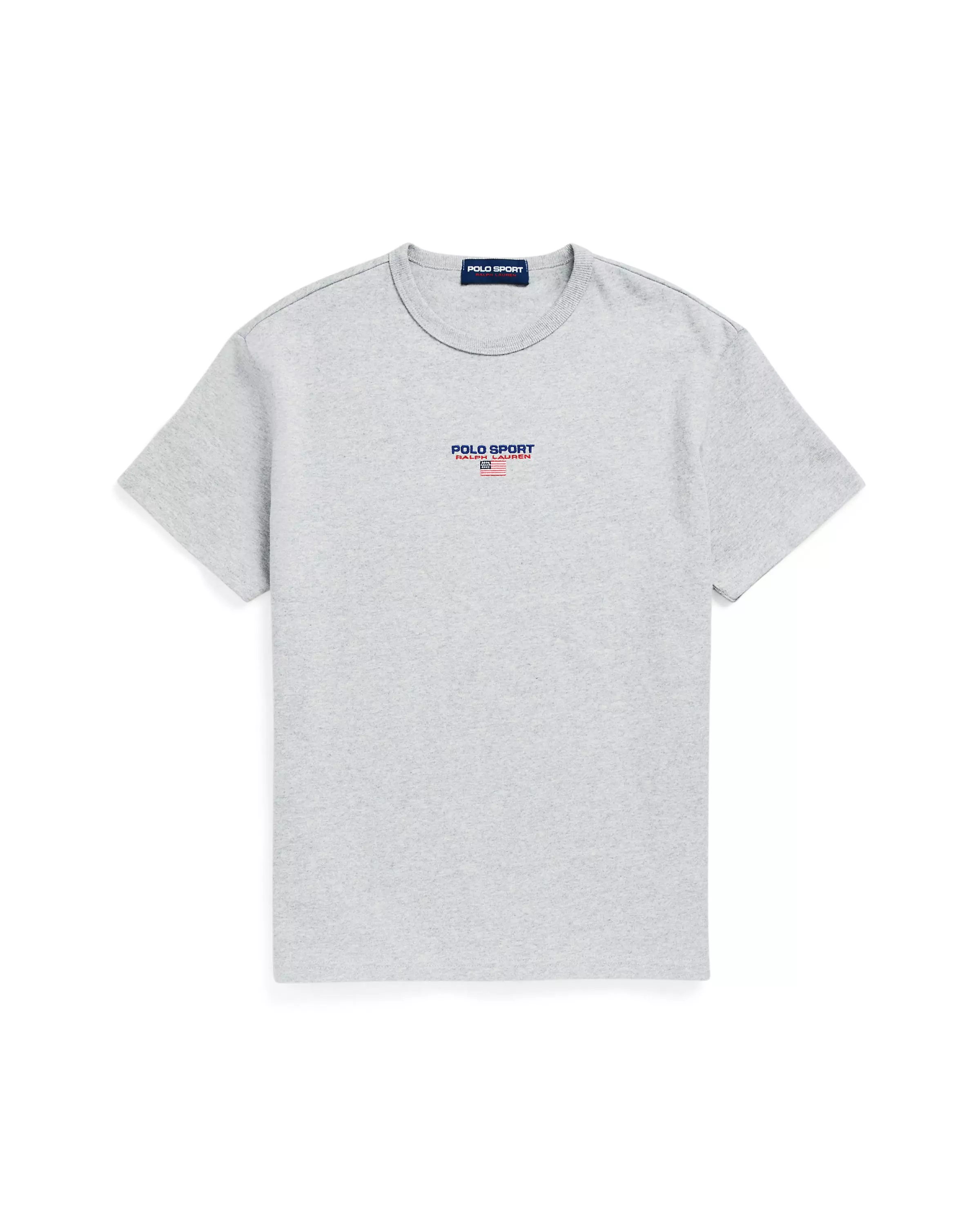 Polo Men's Sport Icon Tee - WHITE/NAVY/RED