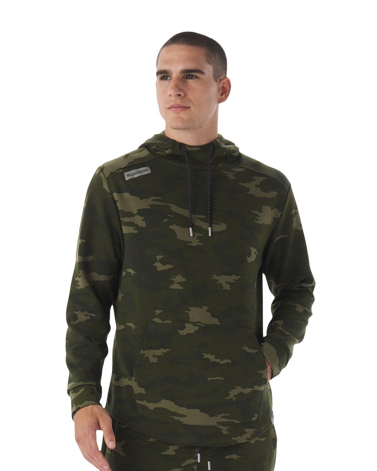 Legends Men's Hawthorne Tech 2.0 Hoodie - Camo - GREEN Thumbnail View 1