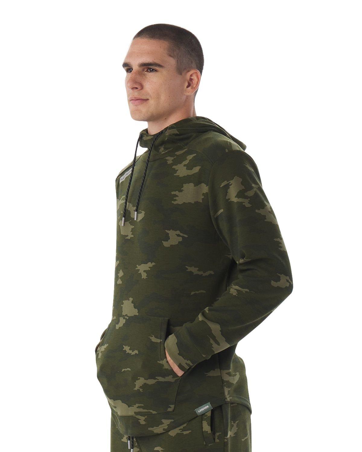 Legends Men's Hawthorne Tech 2.0 Hoodie - Camo - GREEN Thumbnail View 3