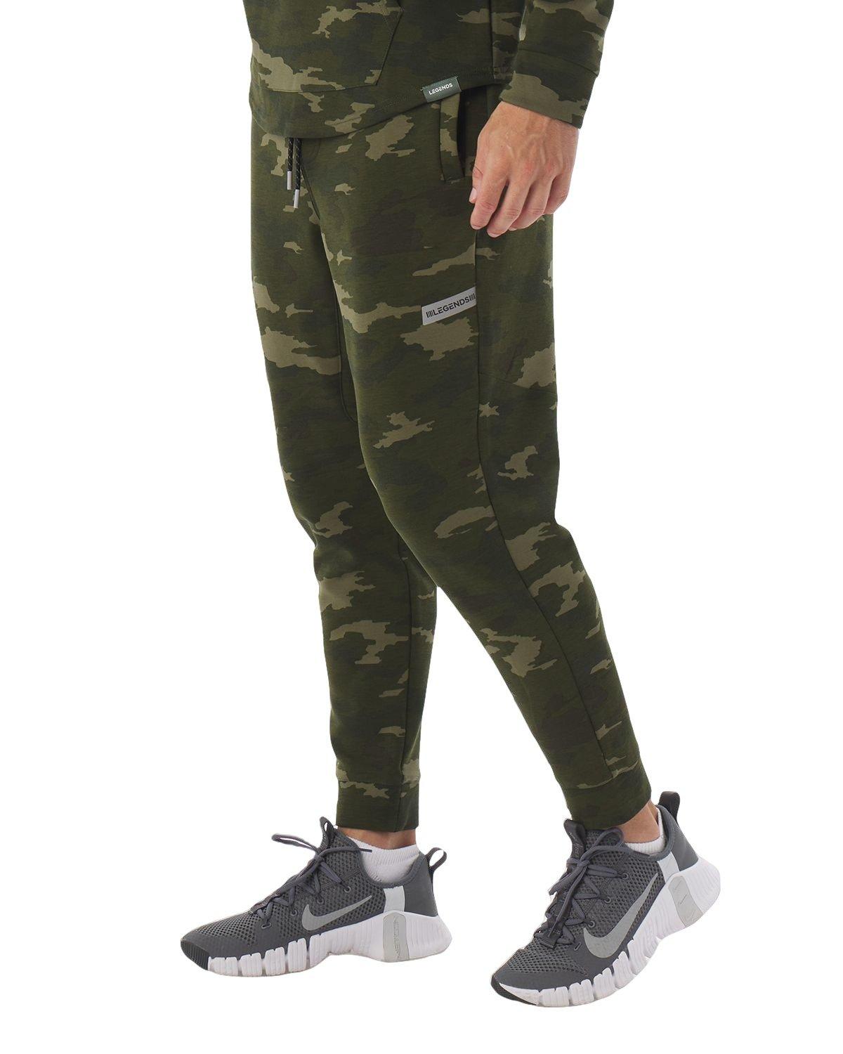 Legends Men's Hawthorne Tech 2.0 Joggers - Camo - GREEN Thumbnail View 3