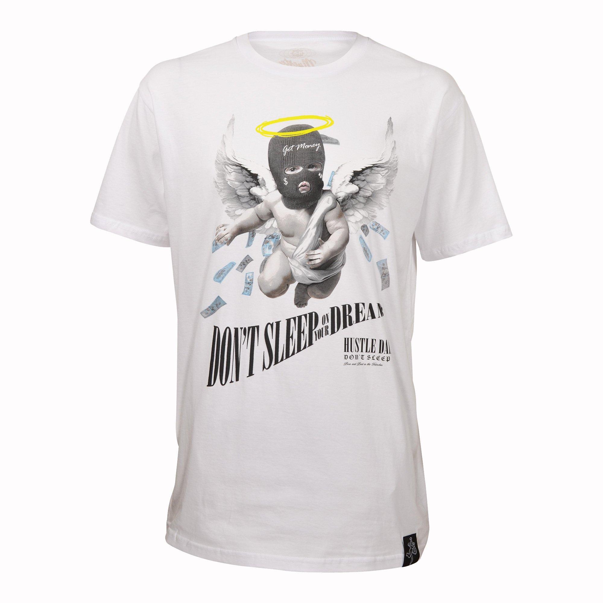 Hasta Muerte Men's Halo Cherub Tee - WHITE