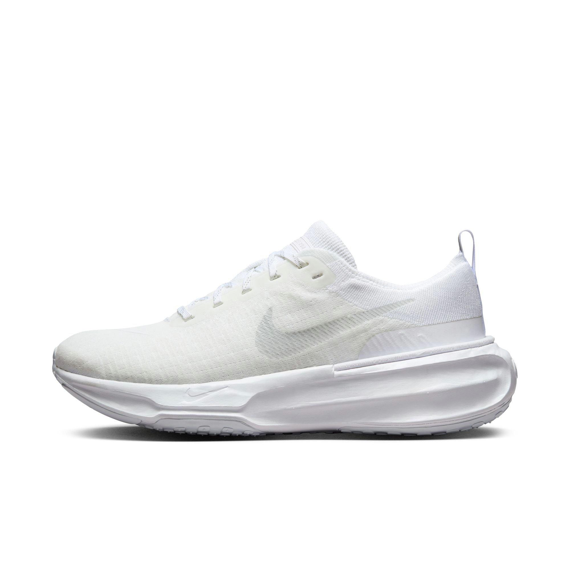 Nike Invincible "White/Photon Dust/Platinum Tint/White" Men's Road Running Shoe - WHITE/GREY Thumbnail View 3