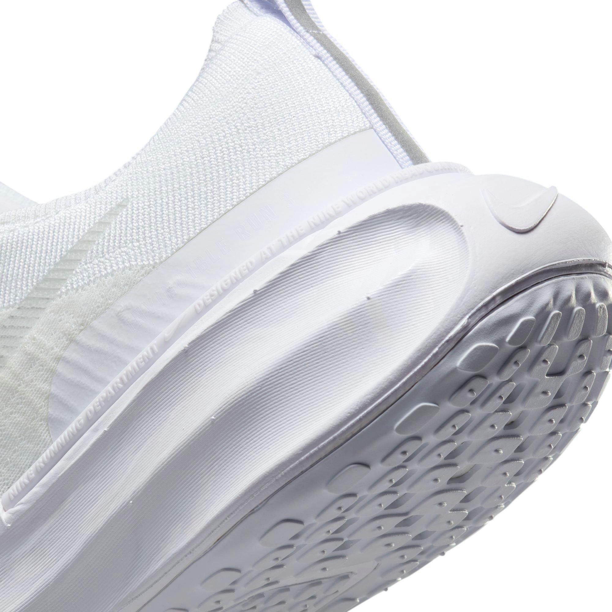 Nike Invincible "White/Photon Dust/Platinum Tint/White" Men's Road Running Shoe - WHITE/GREY Thumbnail View 11