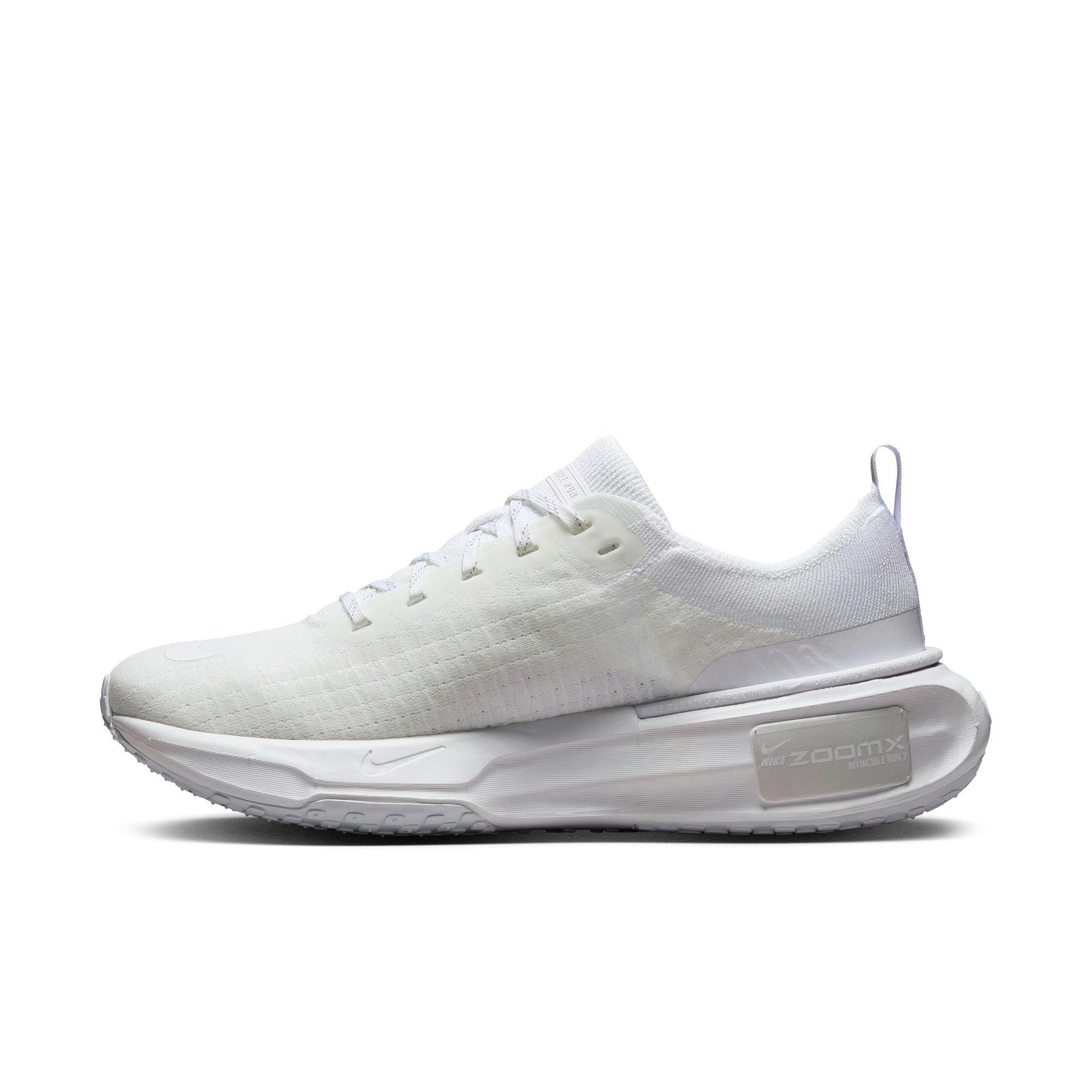 Nike Invincible "White/Photon Dust/Platinum Tint/White" Men's Road Running Shoe - WHITE/GREY Thumbnail View 4