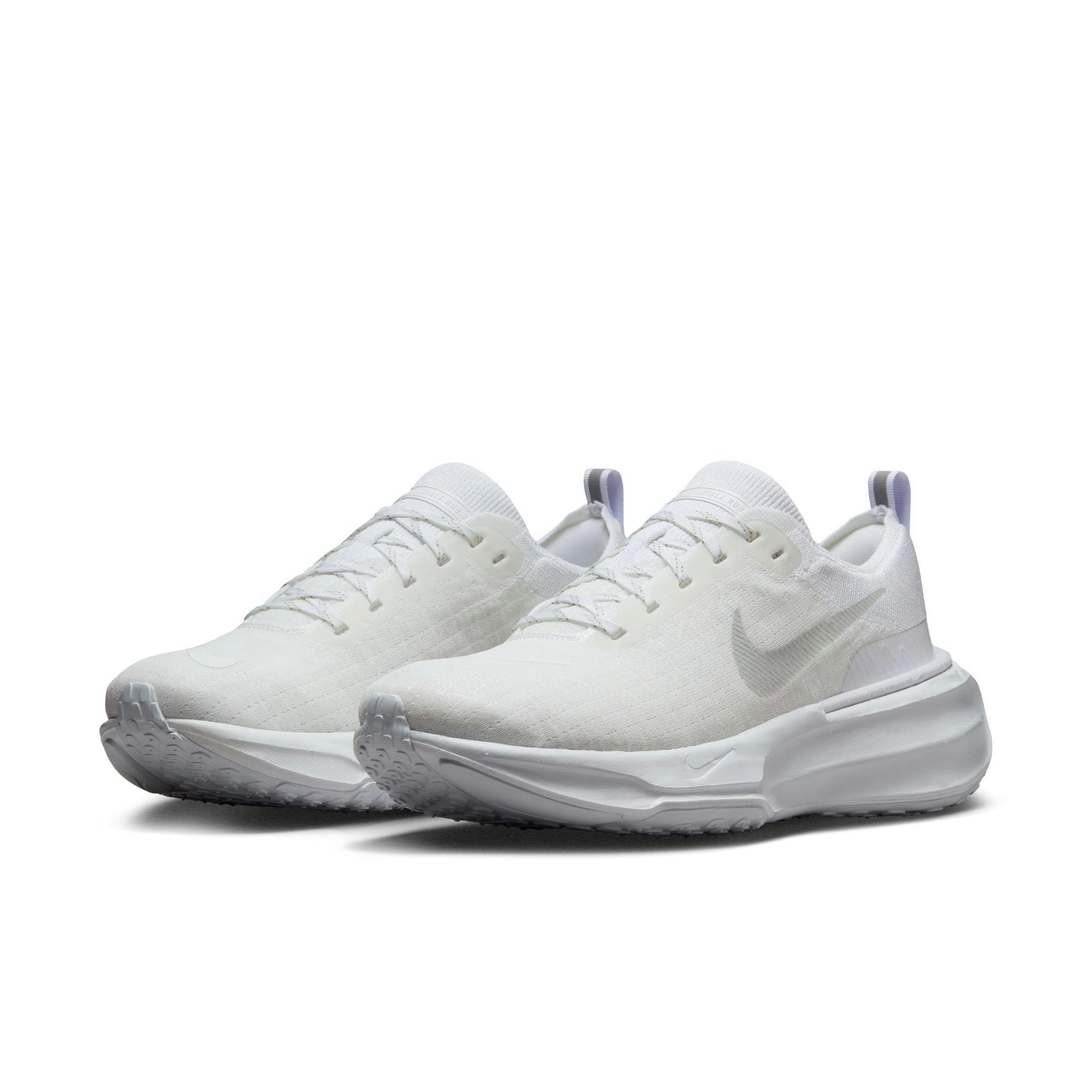 Nike Invincible "White/Photon Dust/Platinum Tint/White" Men's Road Running Shoe - WHITE/GREY Thumbnail View 5