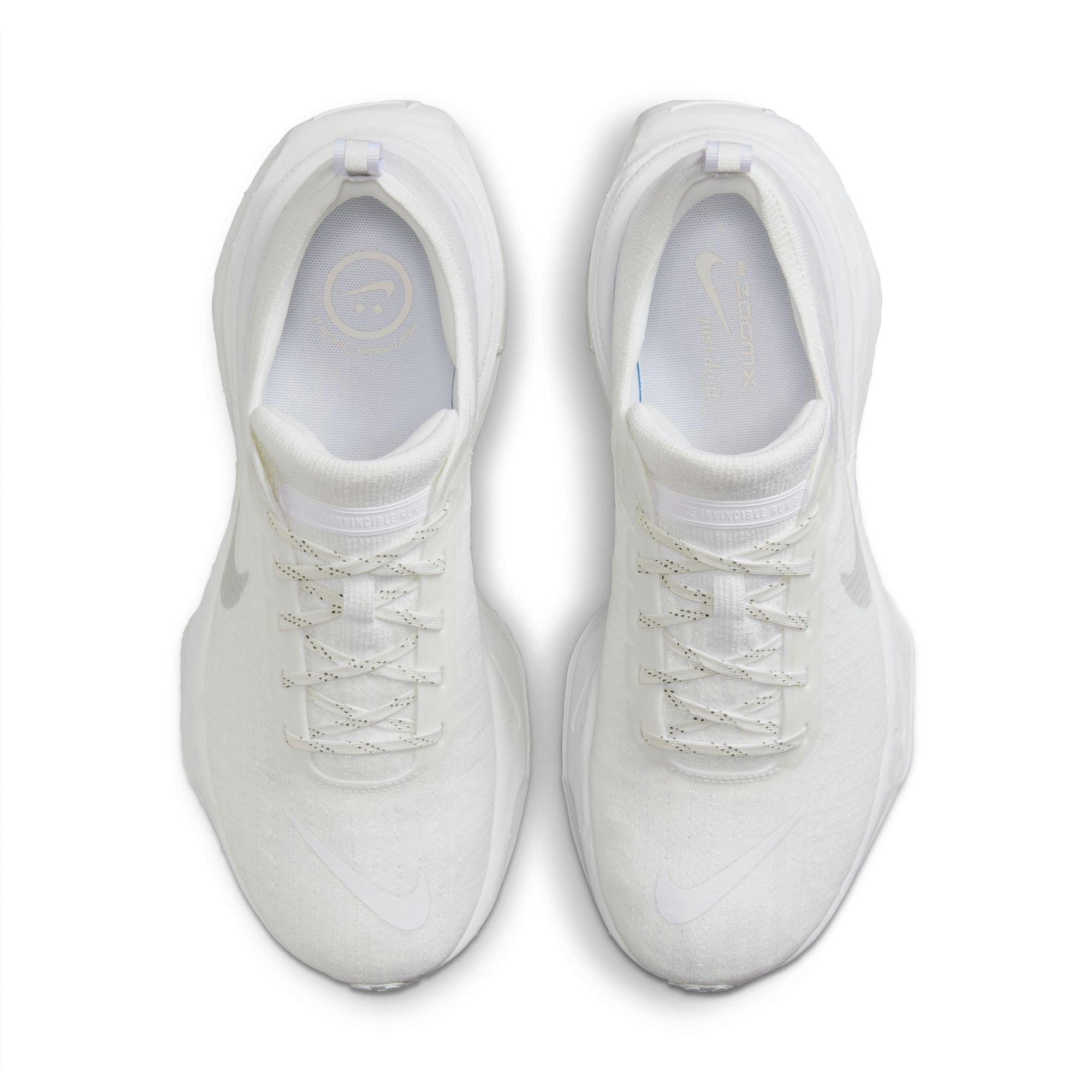 Nike Invincible "White/Photon Dust/Platinum Tint/White" Men's Road Running Shoe - WHITE/GREY Thumbnail View 7