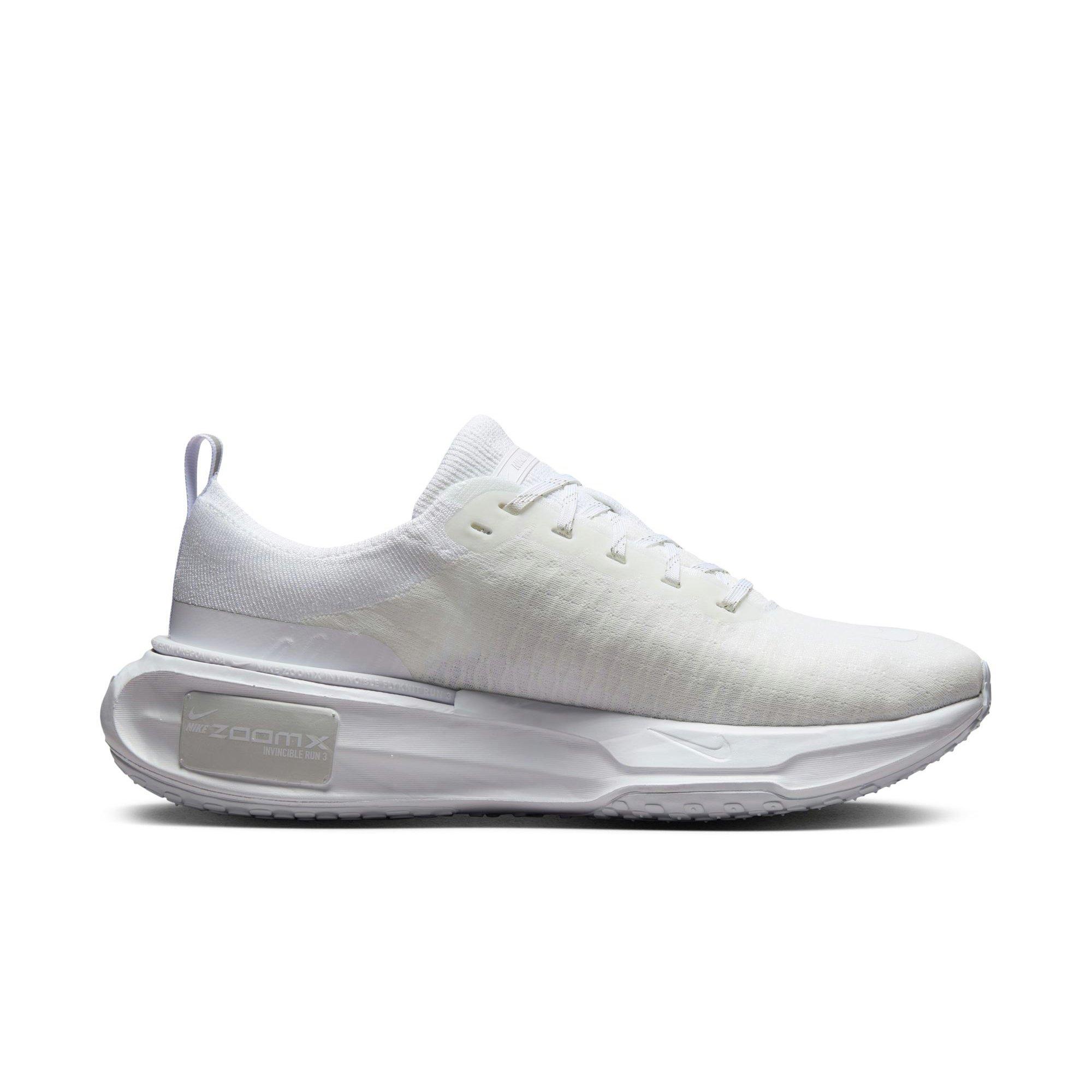 Nike Invincible "White/Photon Dust/Platinum Tint/White" Men's Road Running Shoe - WHITE/GREY Thumbnail View 2