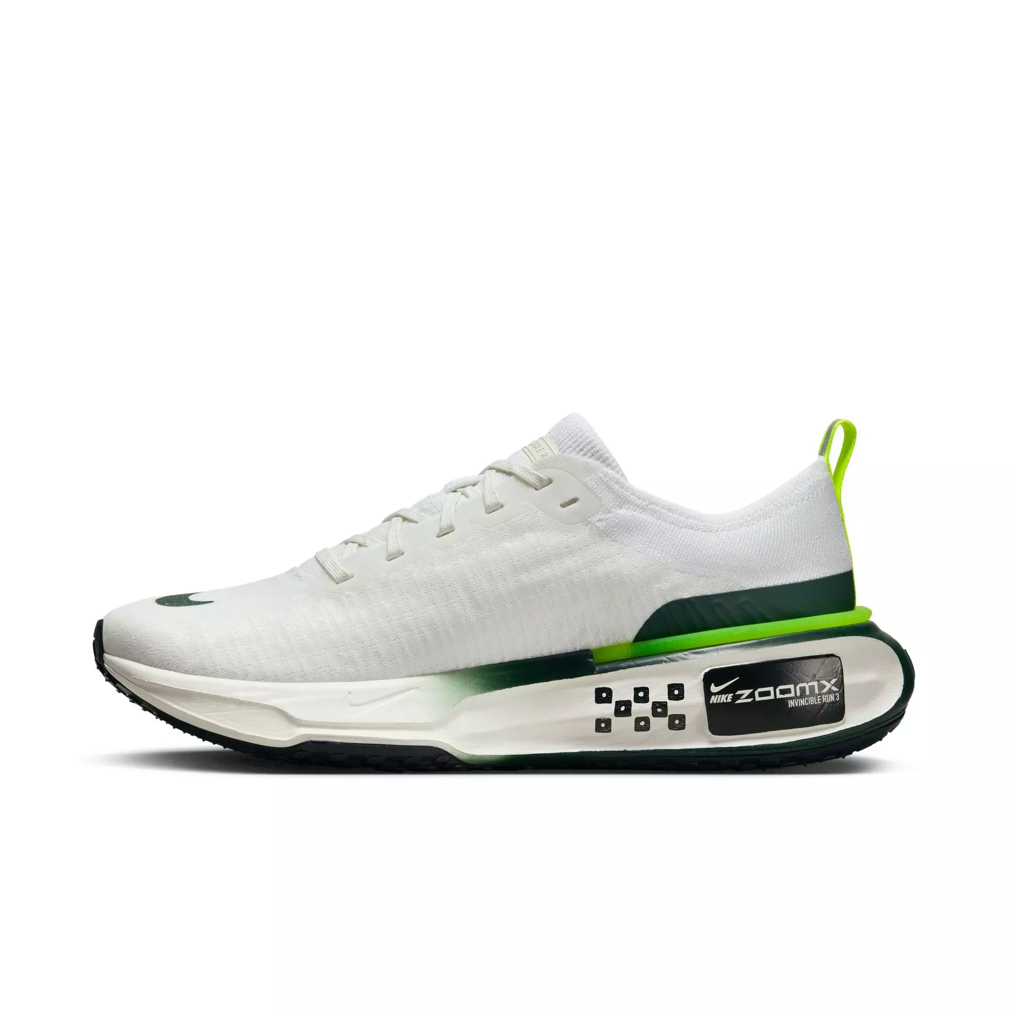 Nike Invincible 3 "White/Pro Green/Volt/Black" Men's Road Running Shoe - WHITE/GREEN
