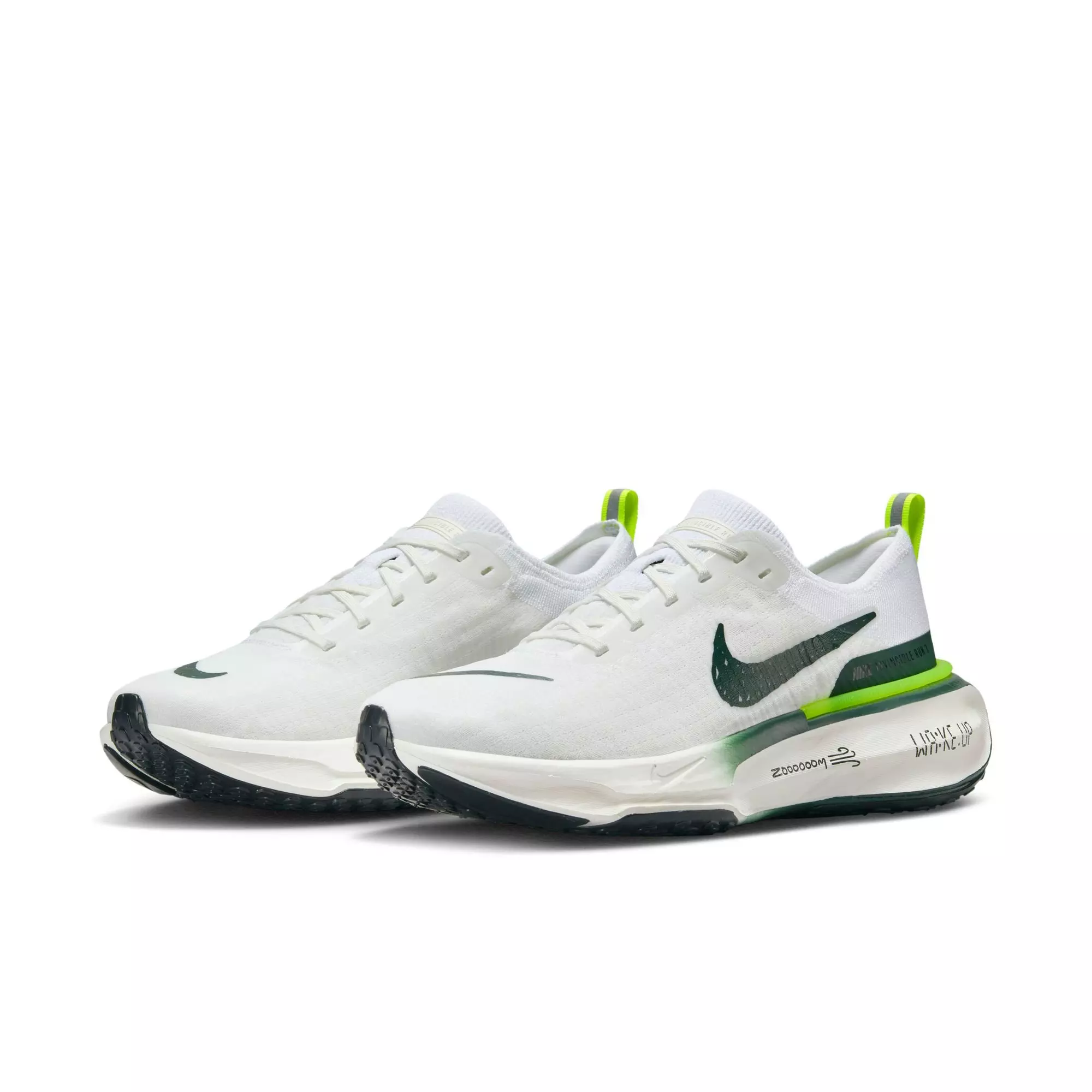 Nike Invincible 3 "White/Pro Green/Volt/Black" Men's Road Running Shoe - WHITE/GREEN
