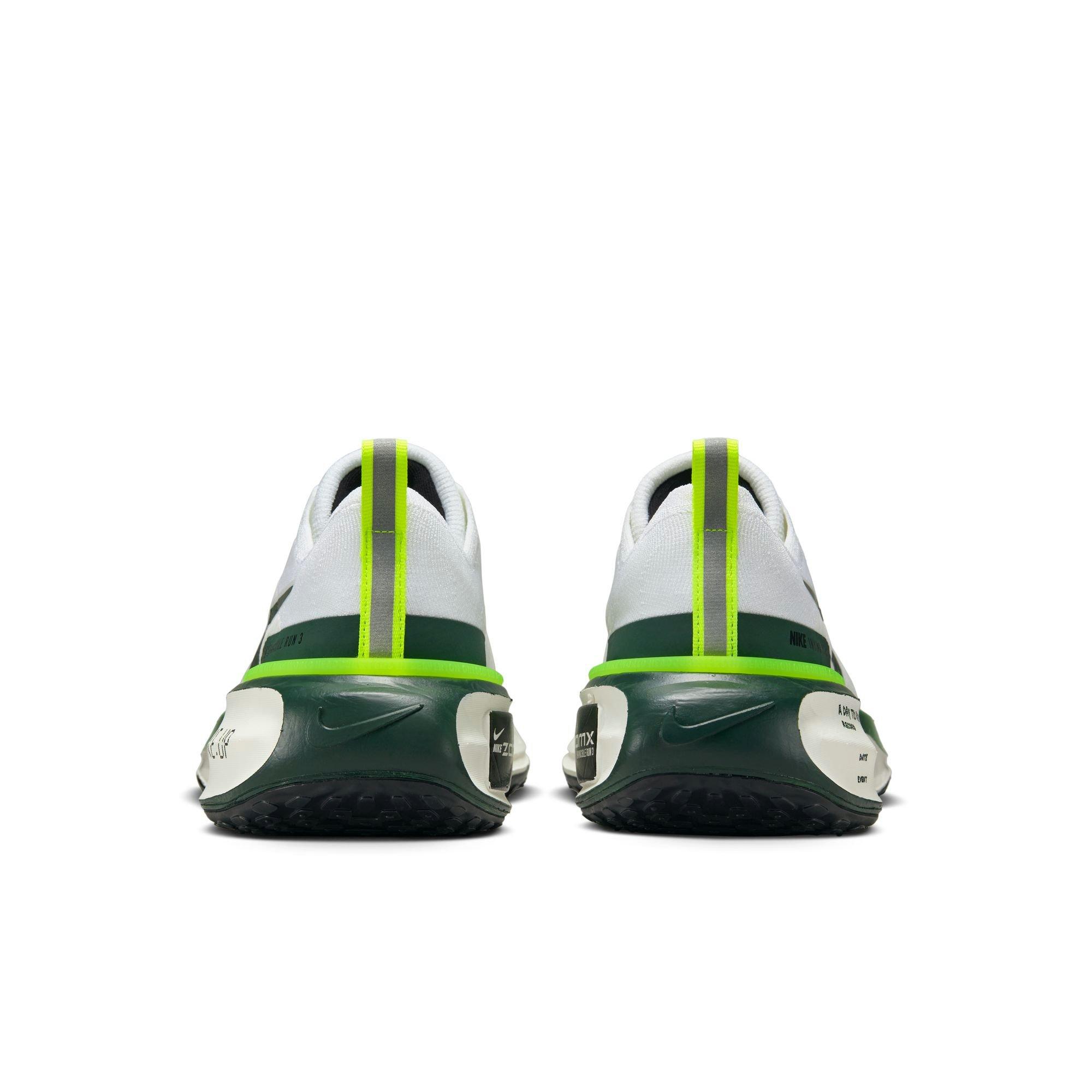 Nike Invincible 3 "White/Pro Green/Volt/Black" Men's Road Running Shoe - WHITE/GREEN Thumbnail View 7