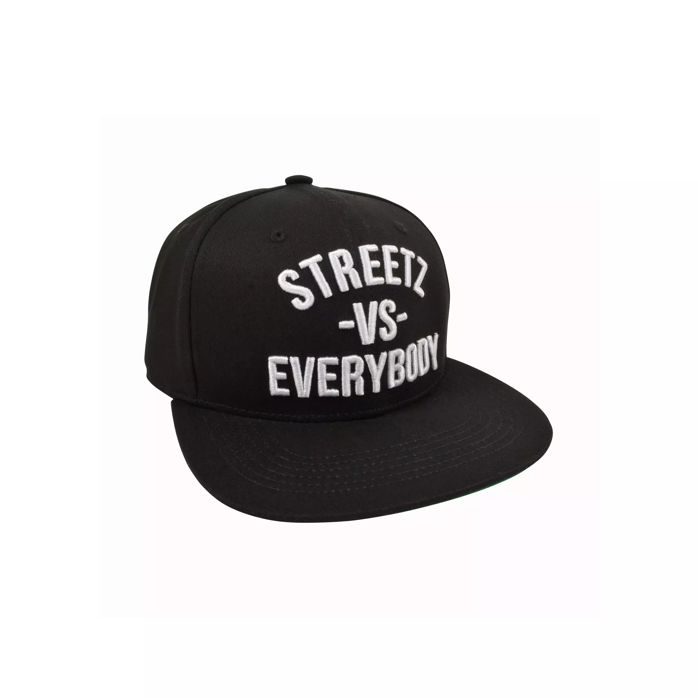 Streetz Iz Watchin Streetz-vs-Everybody Snapback-Black - BLACK/WHITE