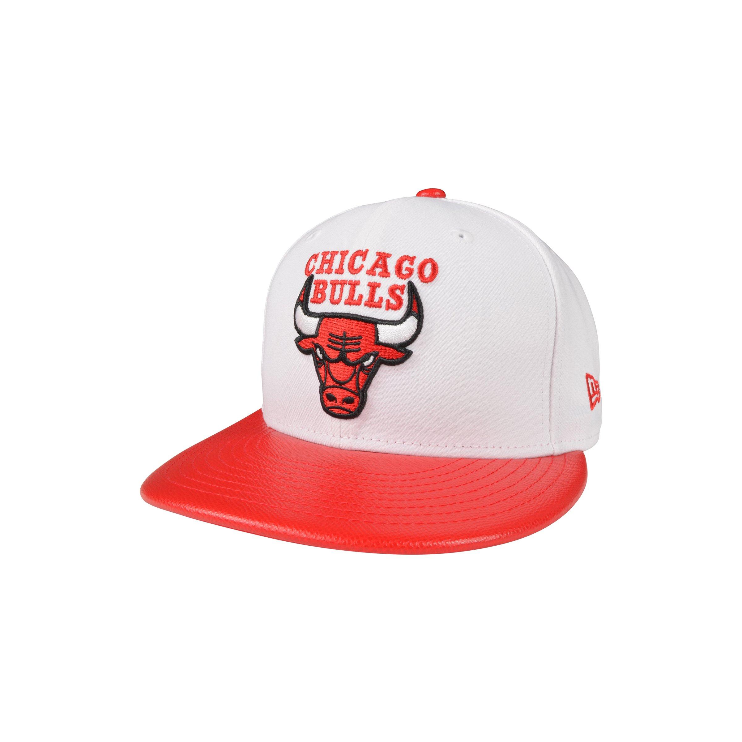 New Era Chicago Bulls 9FIFTY 12 Retro "Cherry" Snapback-White/Red - WHITE/RED Thumbnail View 1