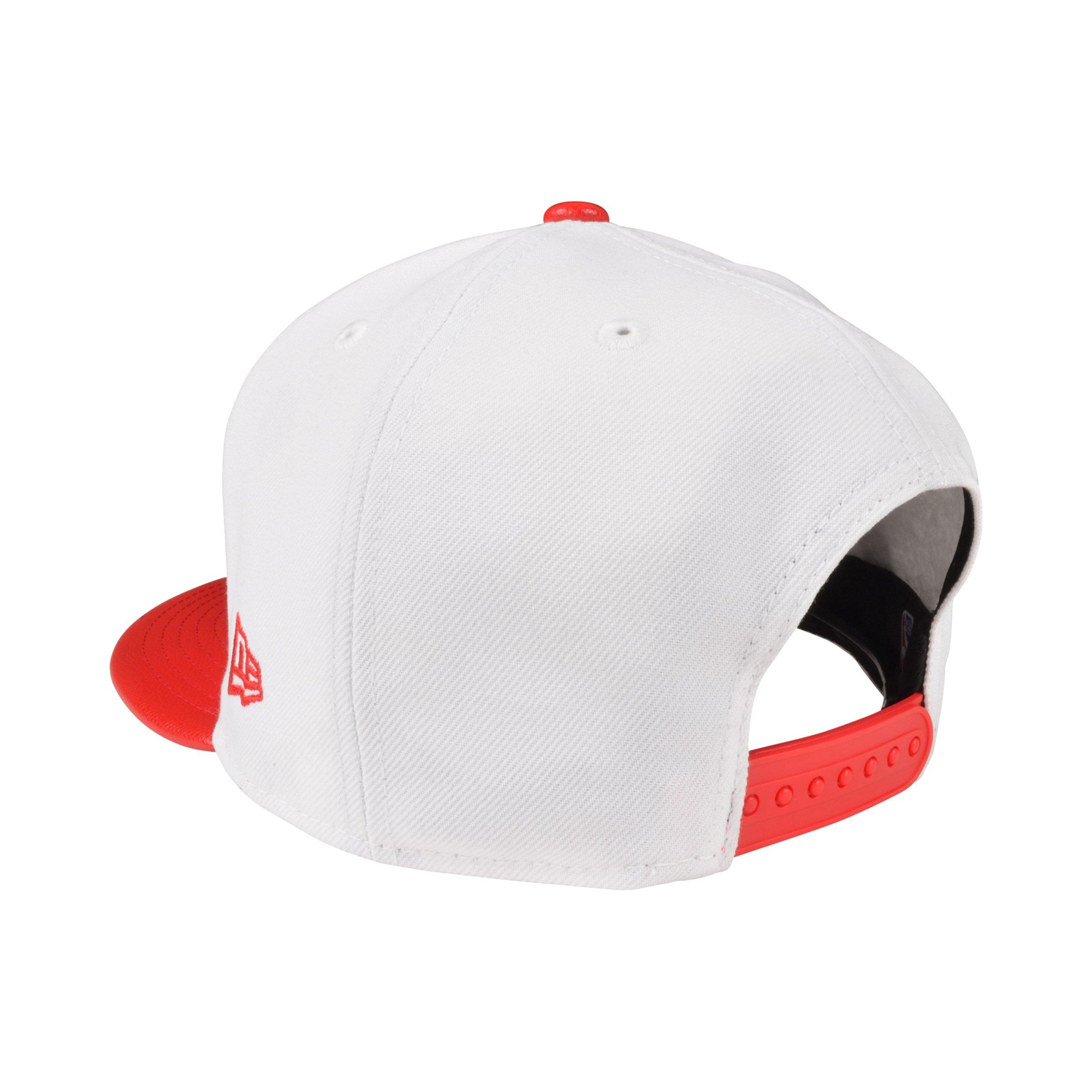 New Era Chicago Bulls 9FIFTY 12 Retro "Cherry" Snapback-White/Red - WHITE/RED Thumbnail View 4