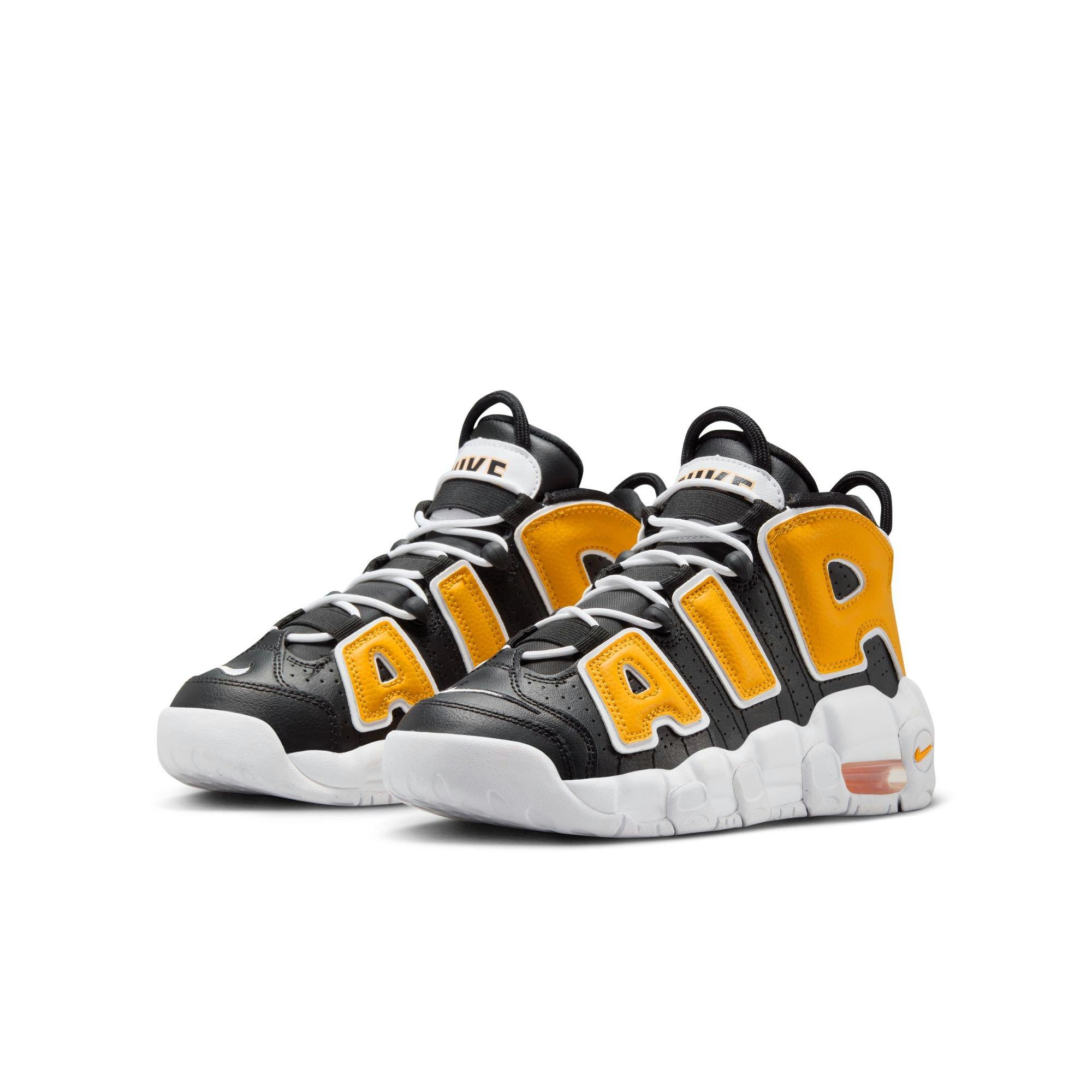 Black and gold uptempos on sale
