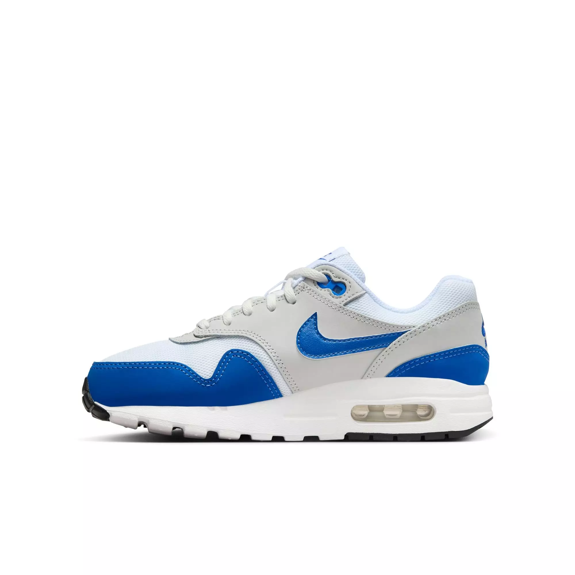 Nike Air Max 1 "Game Royal" Grade School Kids' Shoe - WHITE/ROYAL