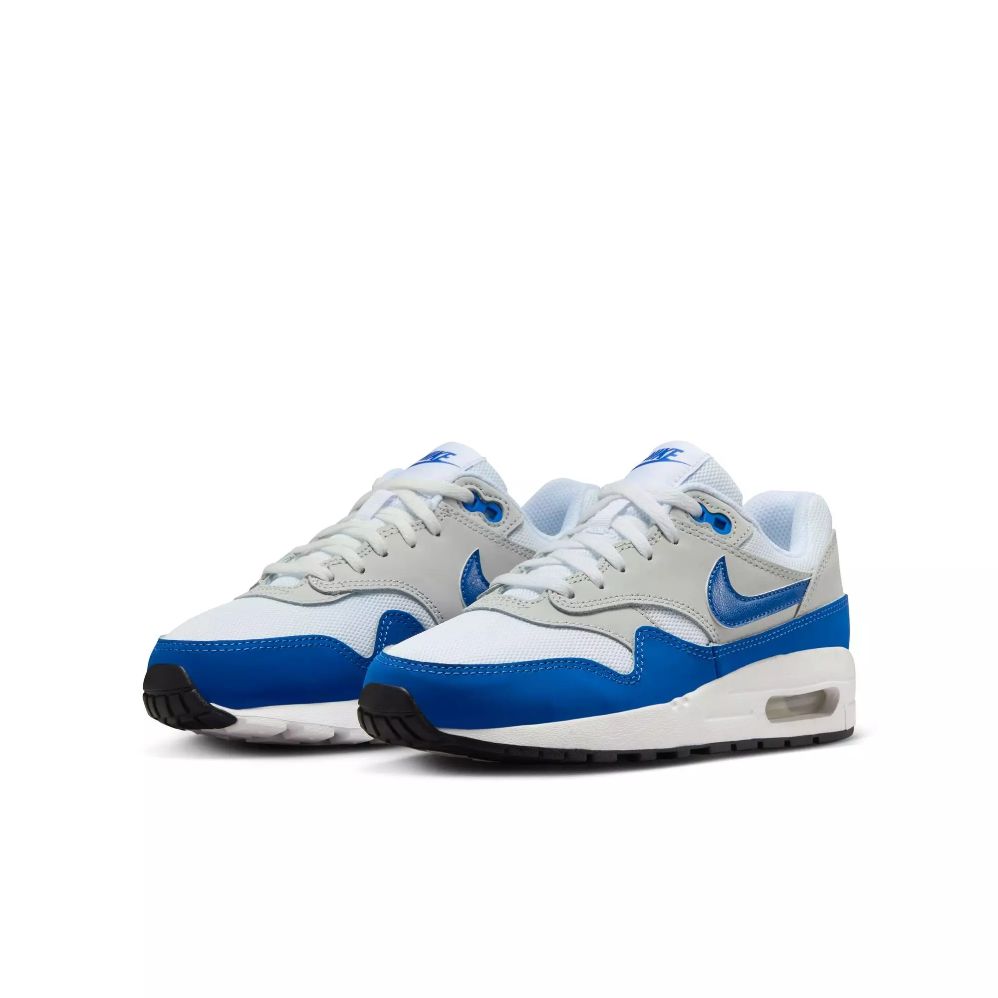 Nike Air Max 1 "Game Royal" Grade School Kids' Shoe - WHITE/ROYAL