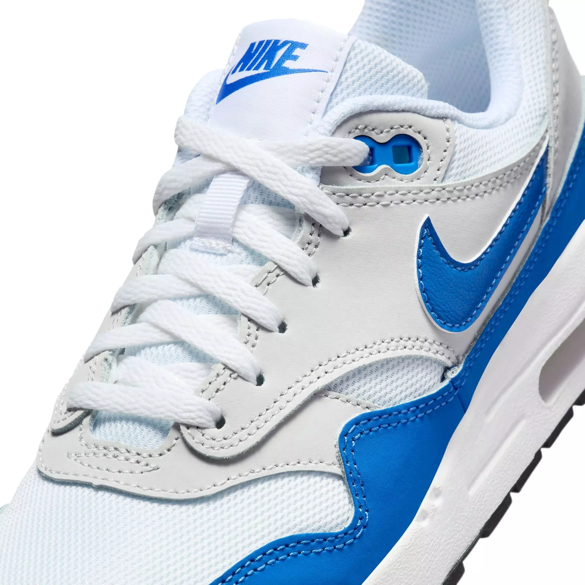 Nike Air Max 1 "Game Royal" Grade School Kids' Shoe - WHITE/ROYAL