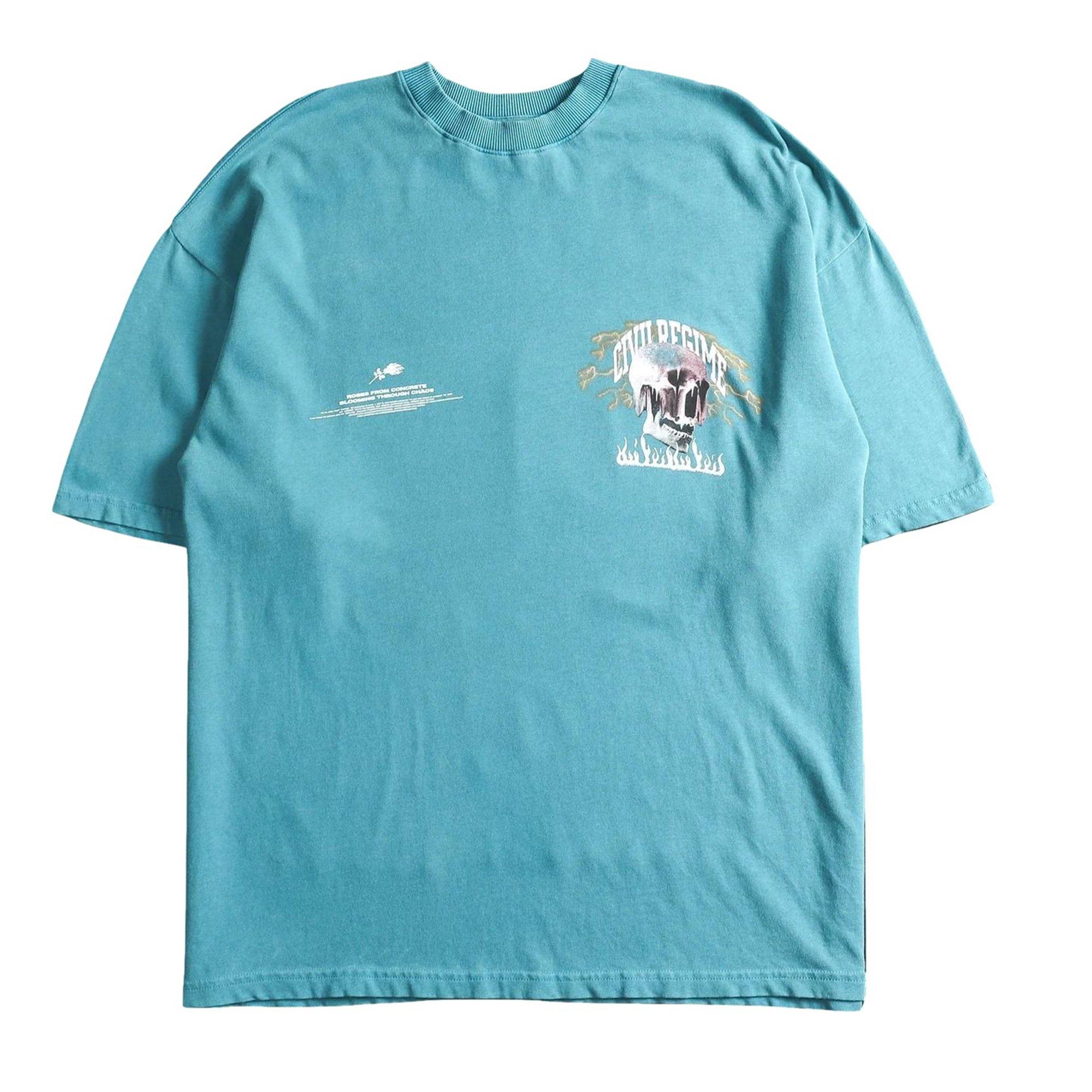 Civil Regime Men's Electric Rush Tee - AQUA Thumbnail View 1