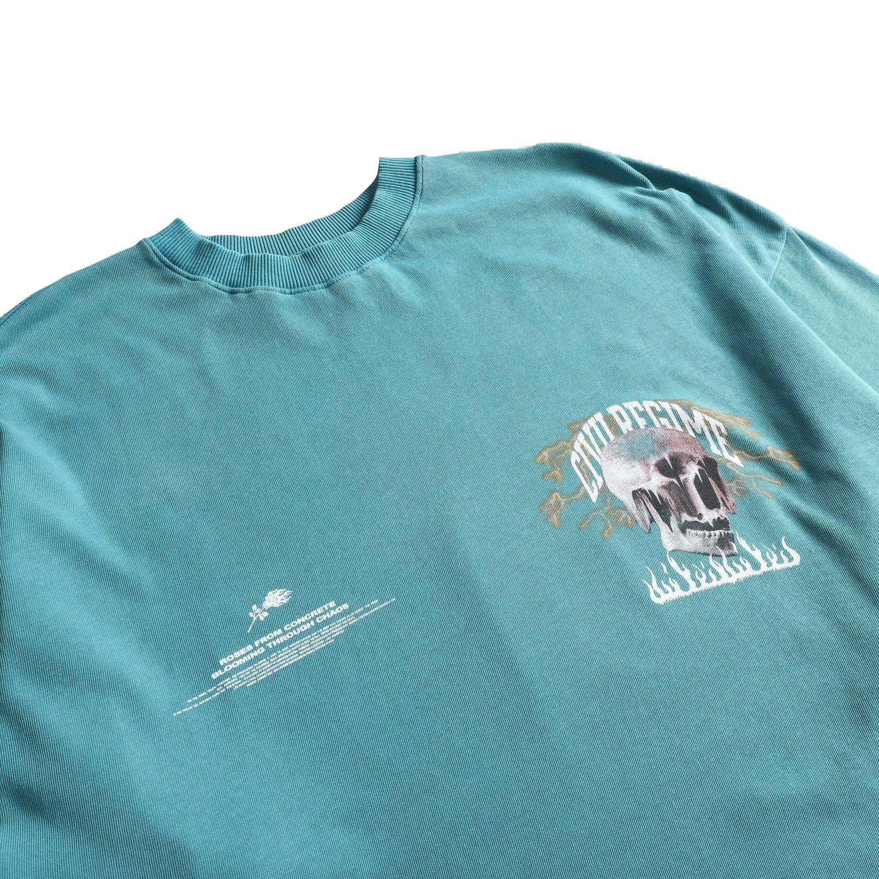 Civil Regime Men's Electric Rush Tee - AQUA Thumbnail View 3