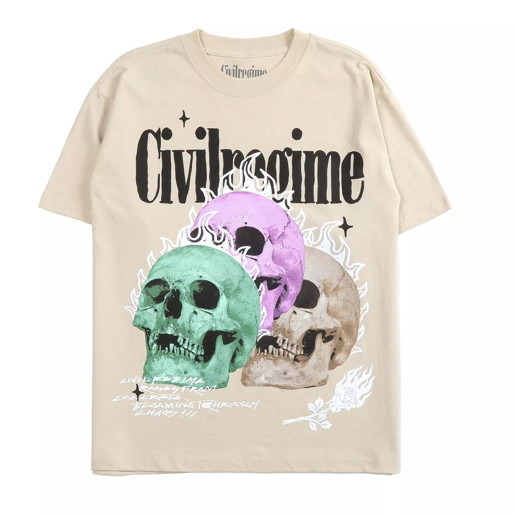 Civil Regime Men's The Ending Tee - KHAKI