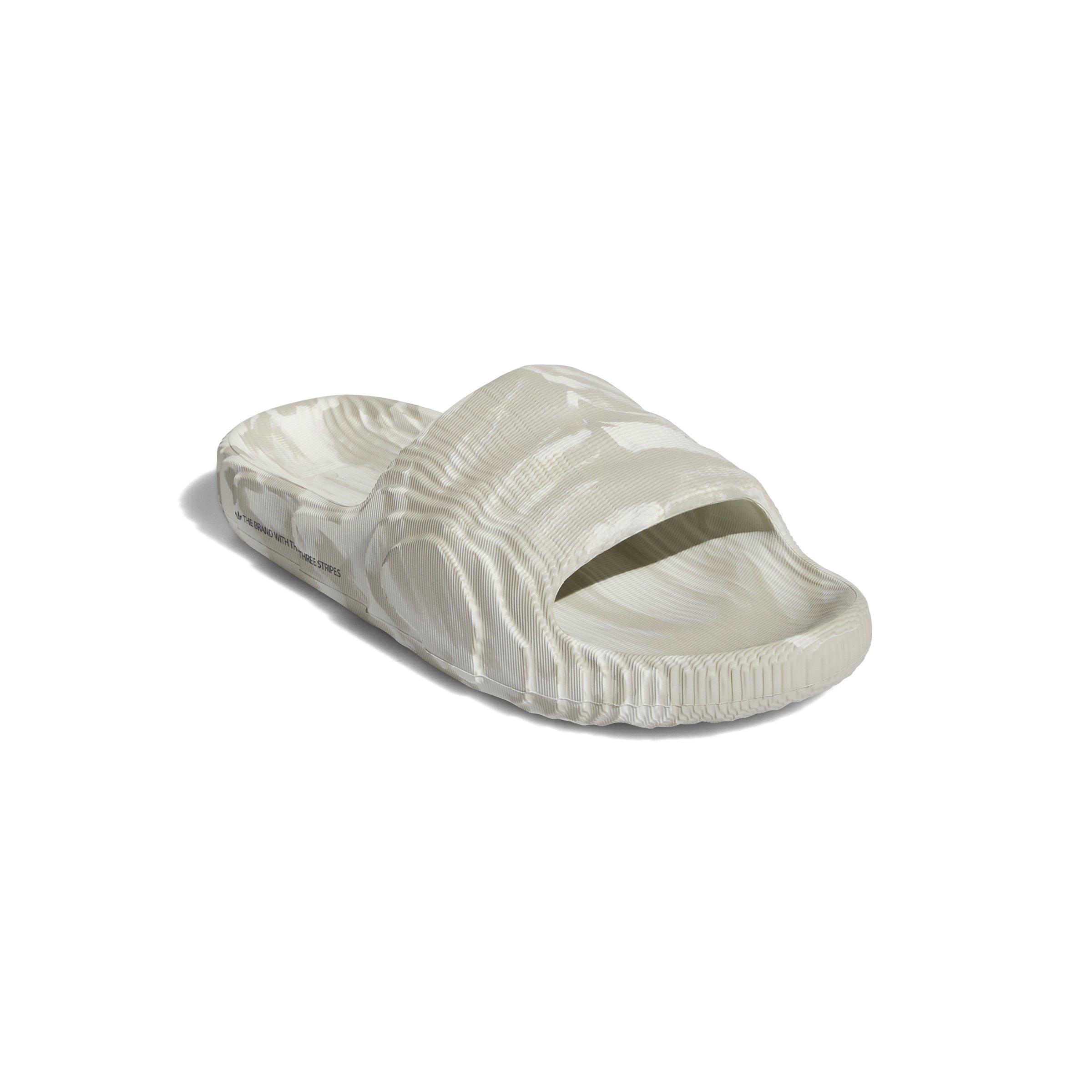 adidas Adilette 22 Grade School Boys' "Aged Vintage/Ivory" Slide