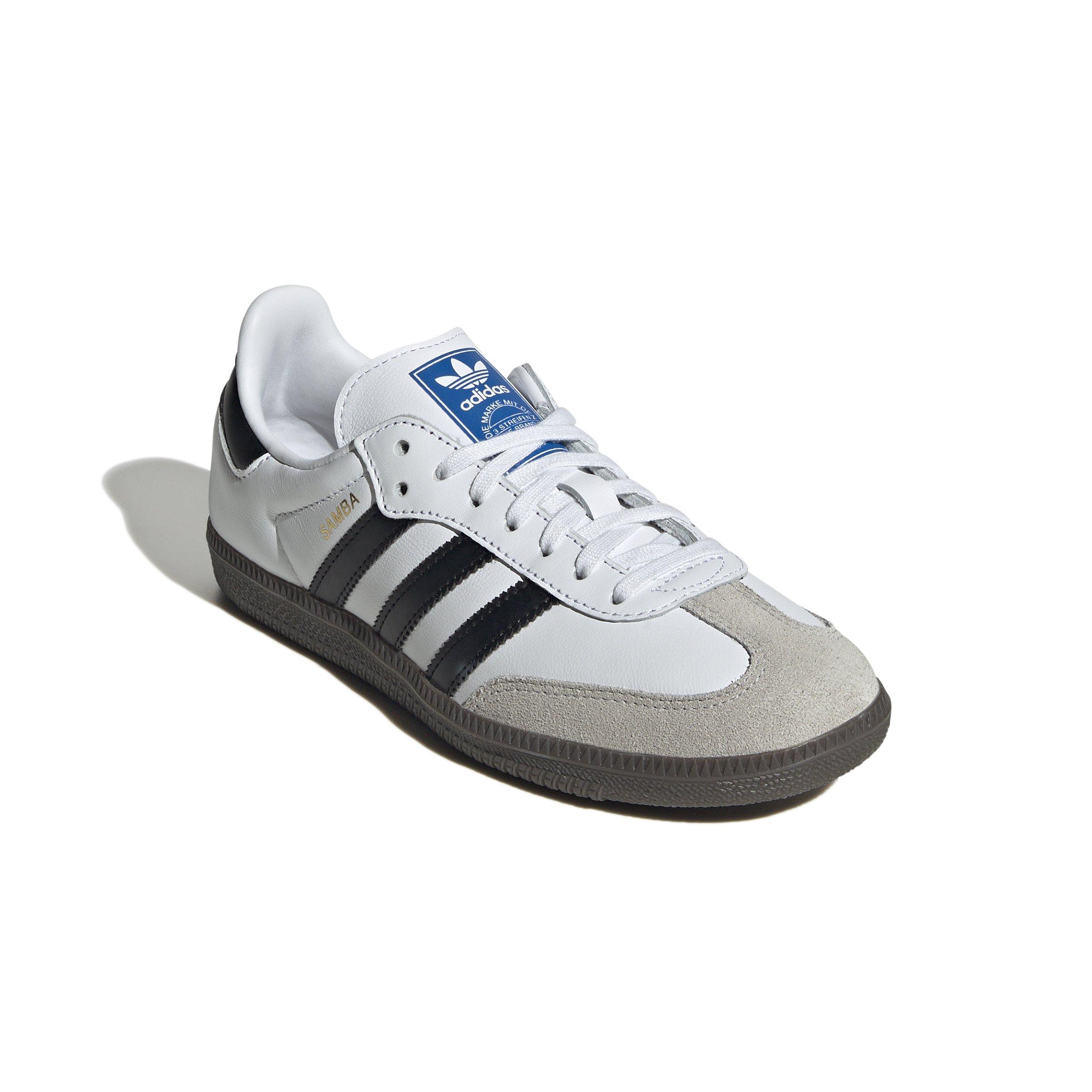 adidas Originals Samba OG Grade School Kids' "Ftwr White/Core Black/Clear Granite" Shoe