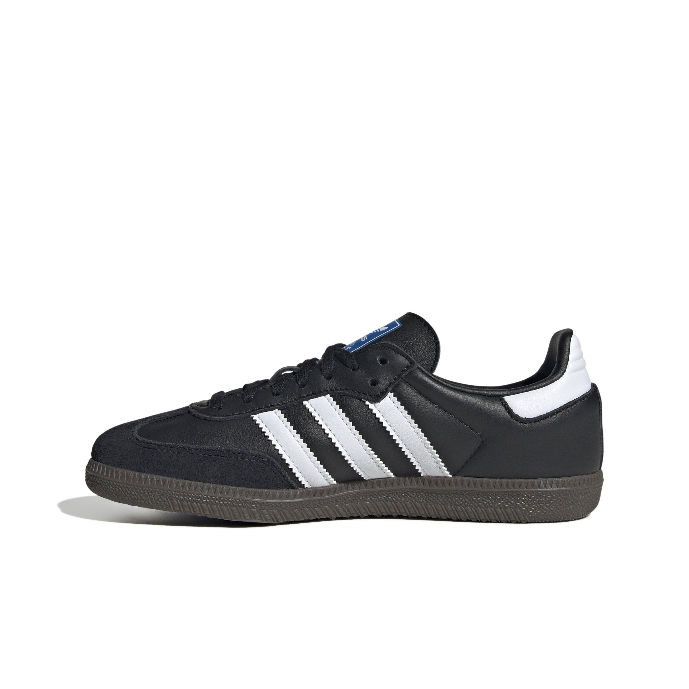 adidas Originals Samba OG Grade School Kids' "Core Black/Ftwr White/Gum" Shoe