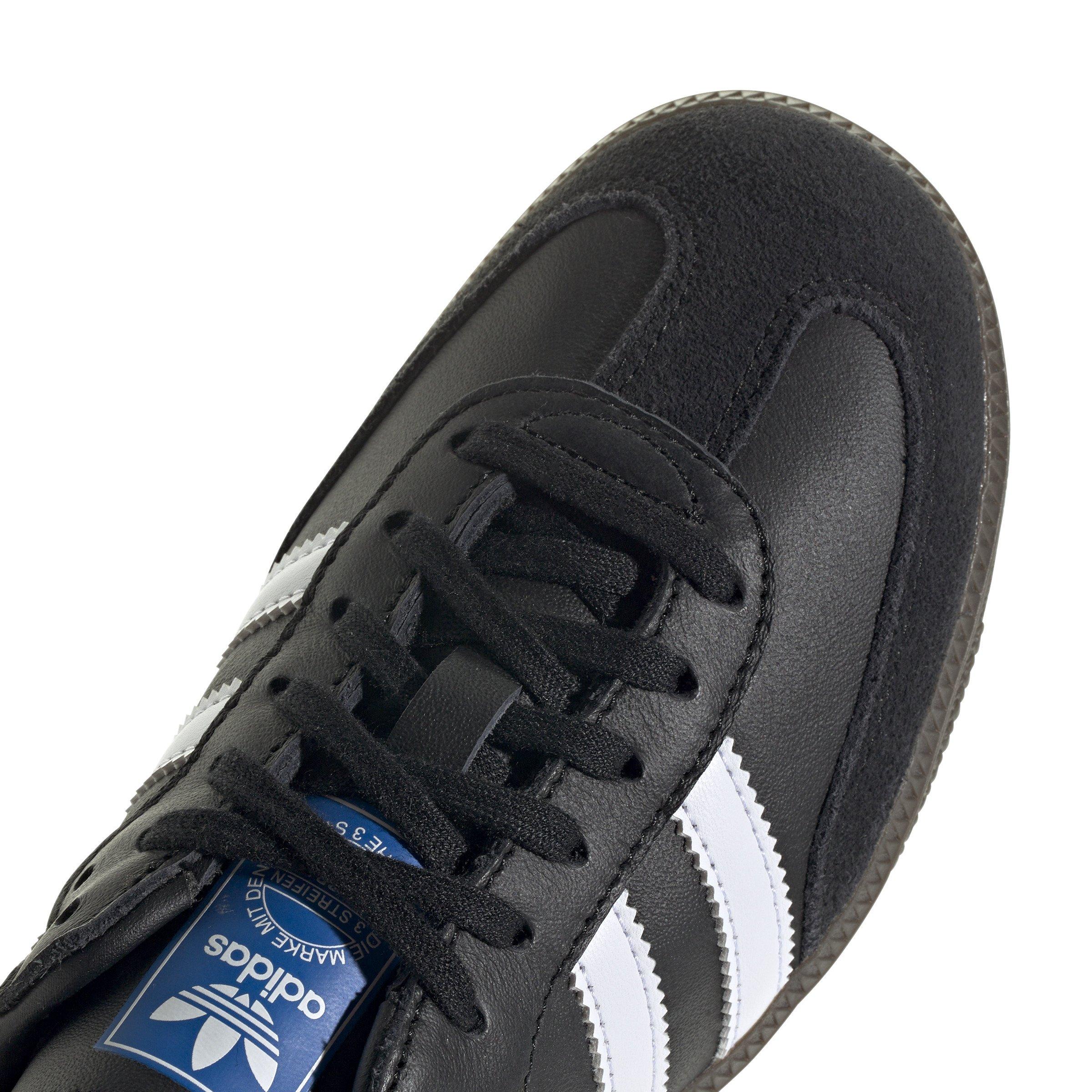 adidas Originals Samba OG Grade School Kids' "Core Black/Ftwr White/Gum" Shoe