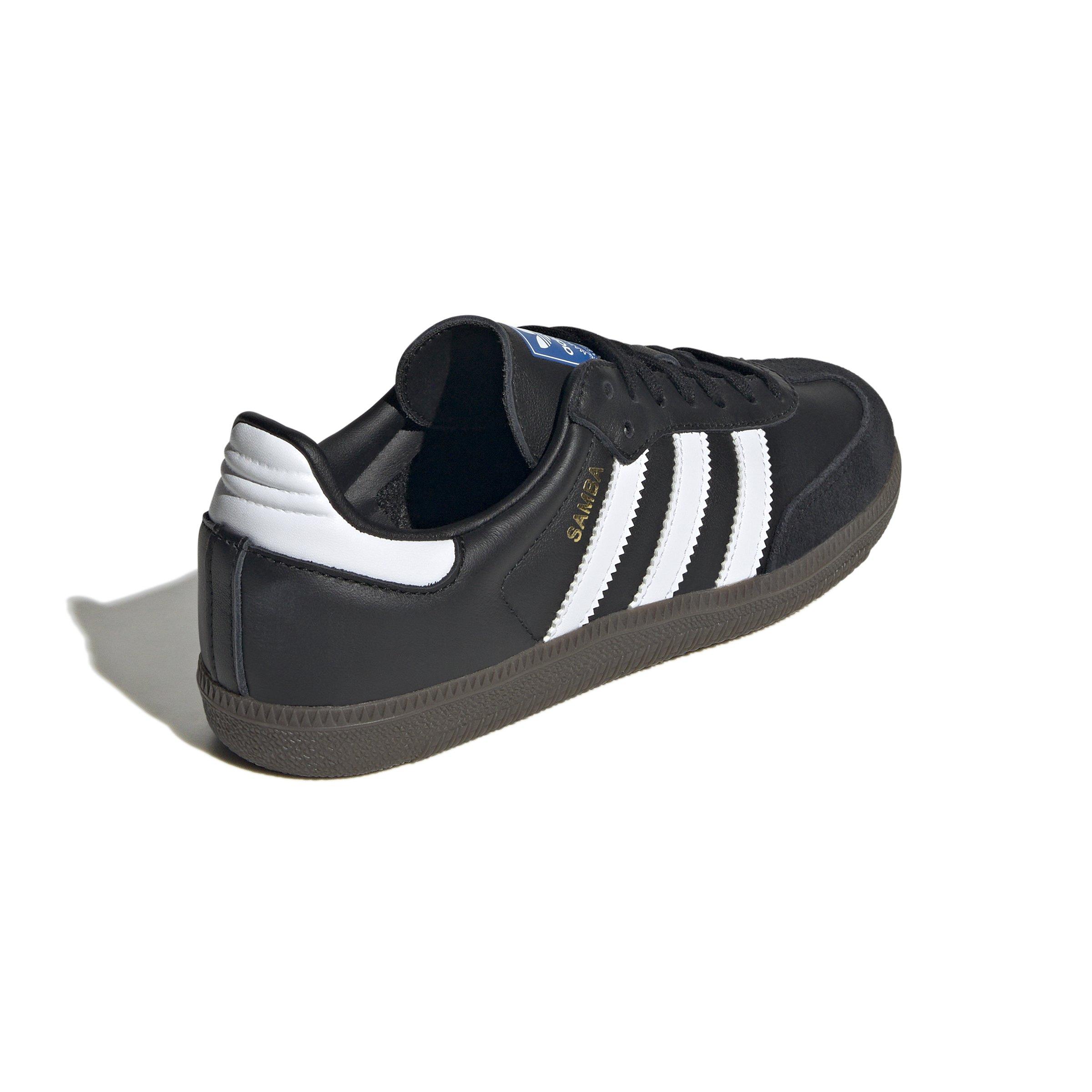 adidas Originals Samba OG Grade School Kids' "Core Black/Ftwr White/Gum" Shoe