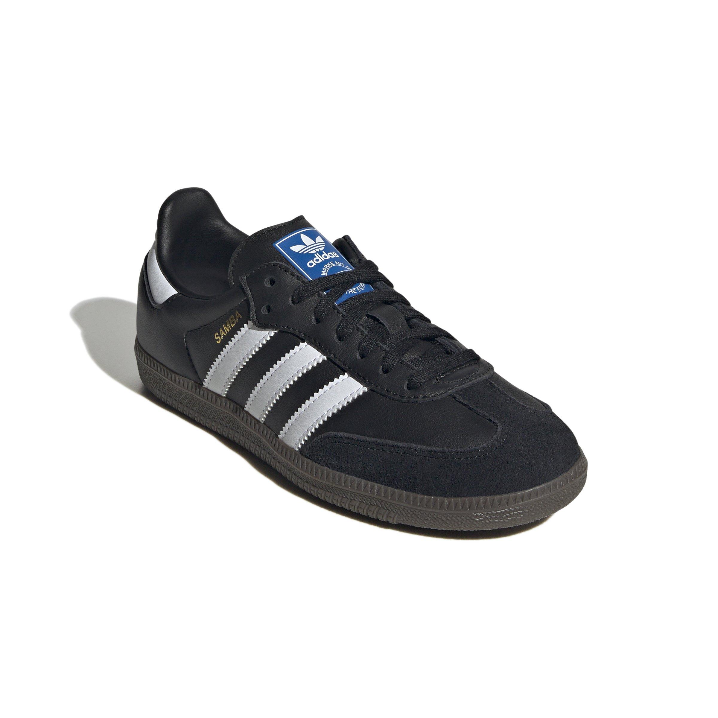 adidas Originals Samba OG Grade School Kids' "Core Black/Ftwr White/Gum" Shoe