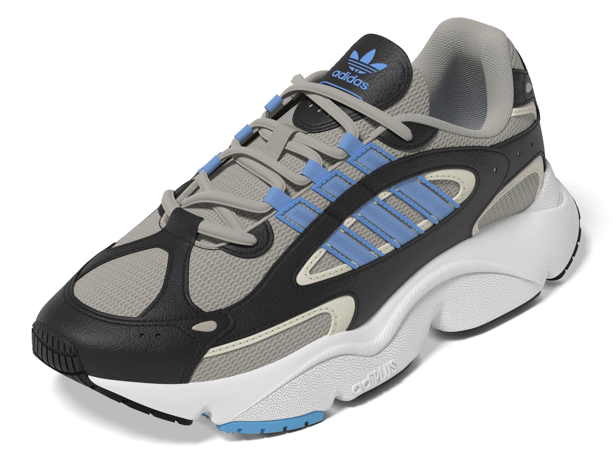 adidas Originals Ozmillen Grade School Boys' "Putty Grey/Semi Blue Burst/Core Black" Shoe