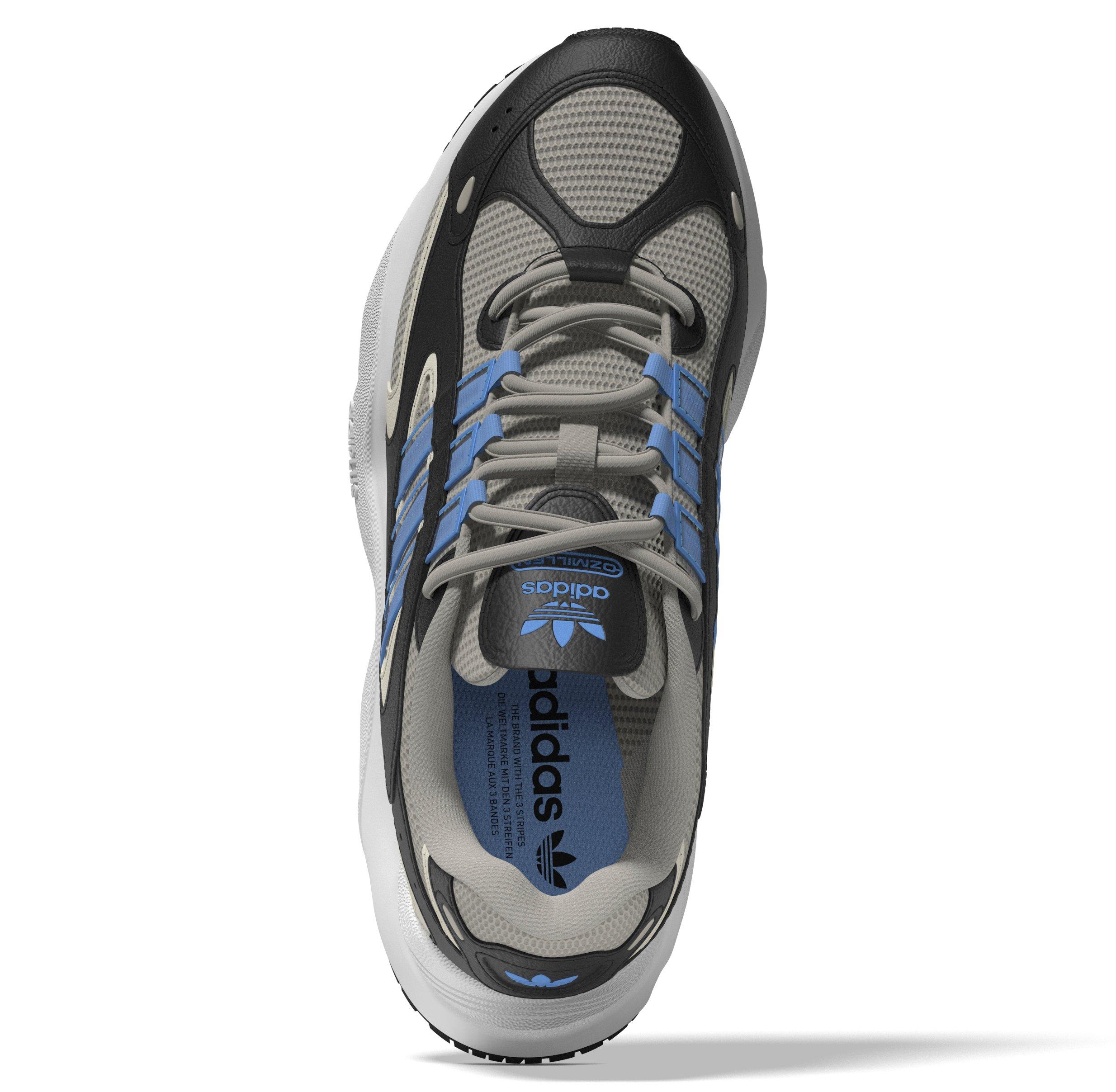 adidas Originals Ozmillen Grade School Boys' "Putty Grey/Semi Blue Burst/Core Black" Shoe