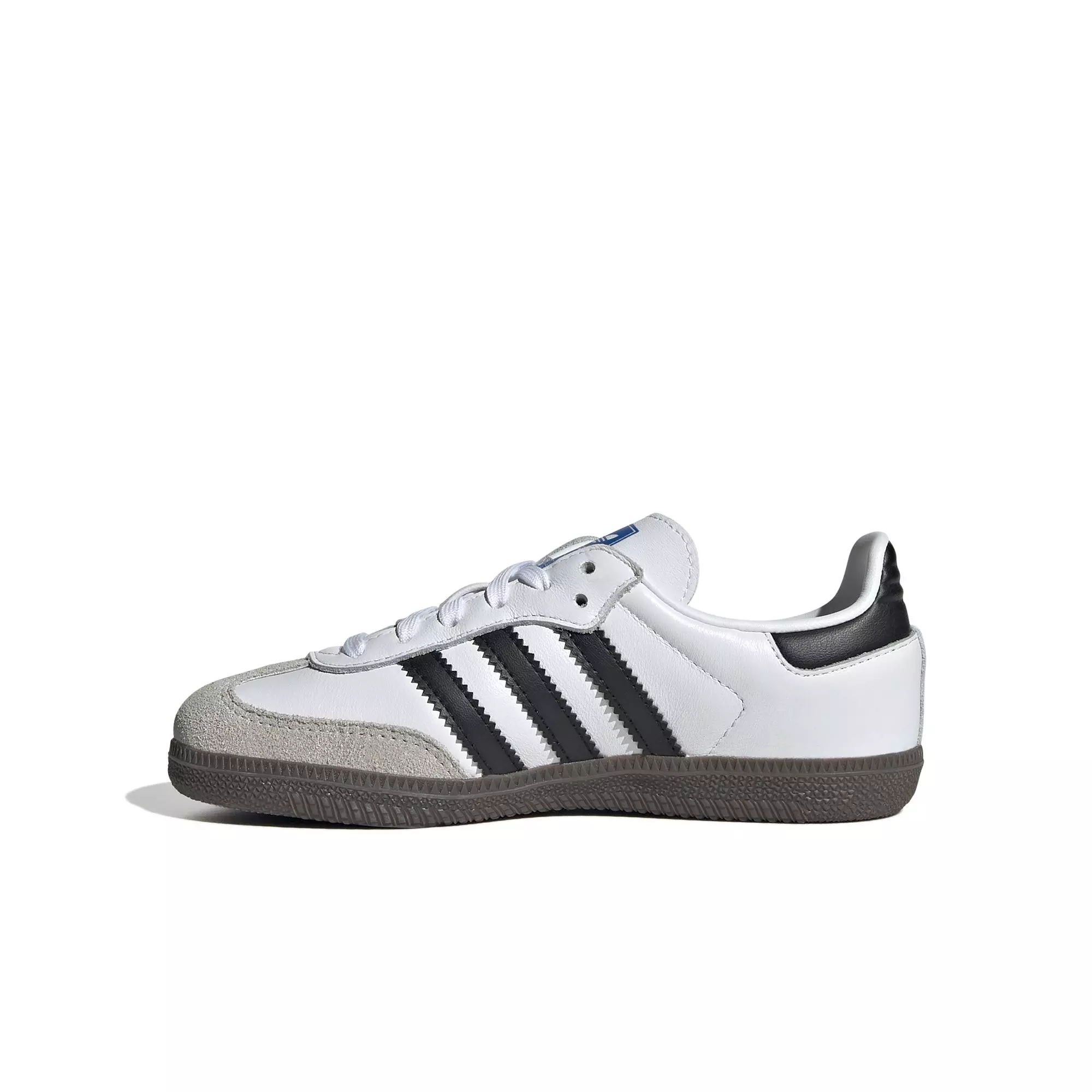 adidas Originals Samba OG "Cloud White/Core Black/Clear Granite" Preschool Kids' Shoe - WHITE/BLACK