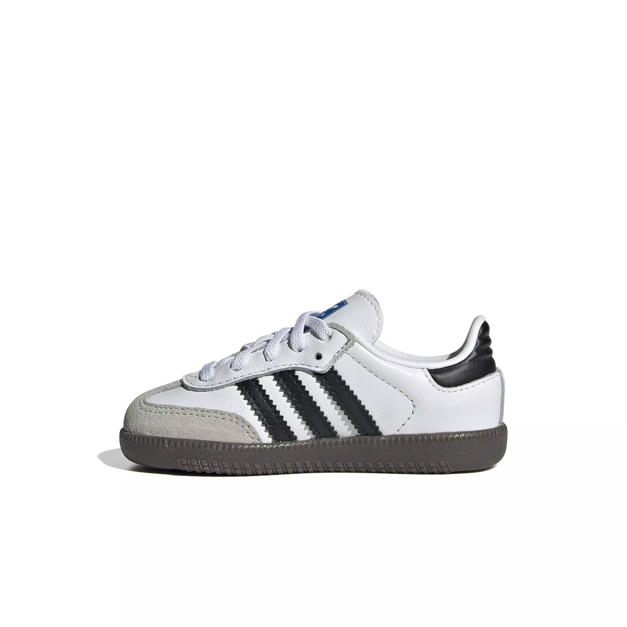 adidas Originals Samba OG "Cloud White/Core Black/Clear Granite" Toddler Kids' Shoe - WHITE/BLACK