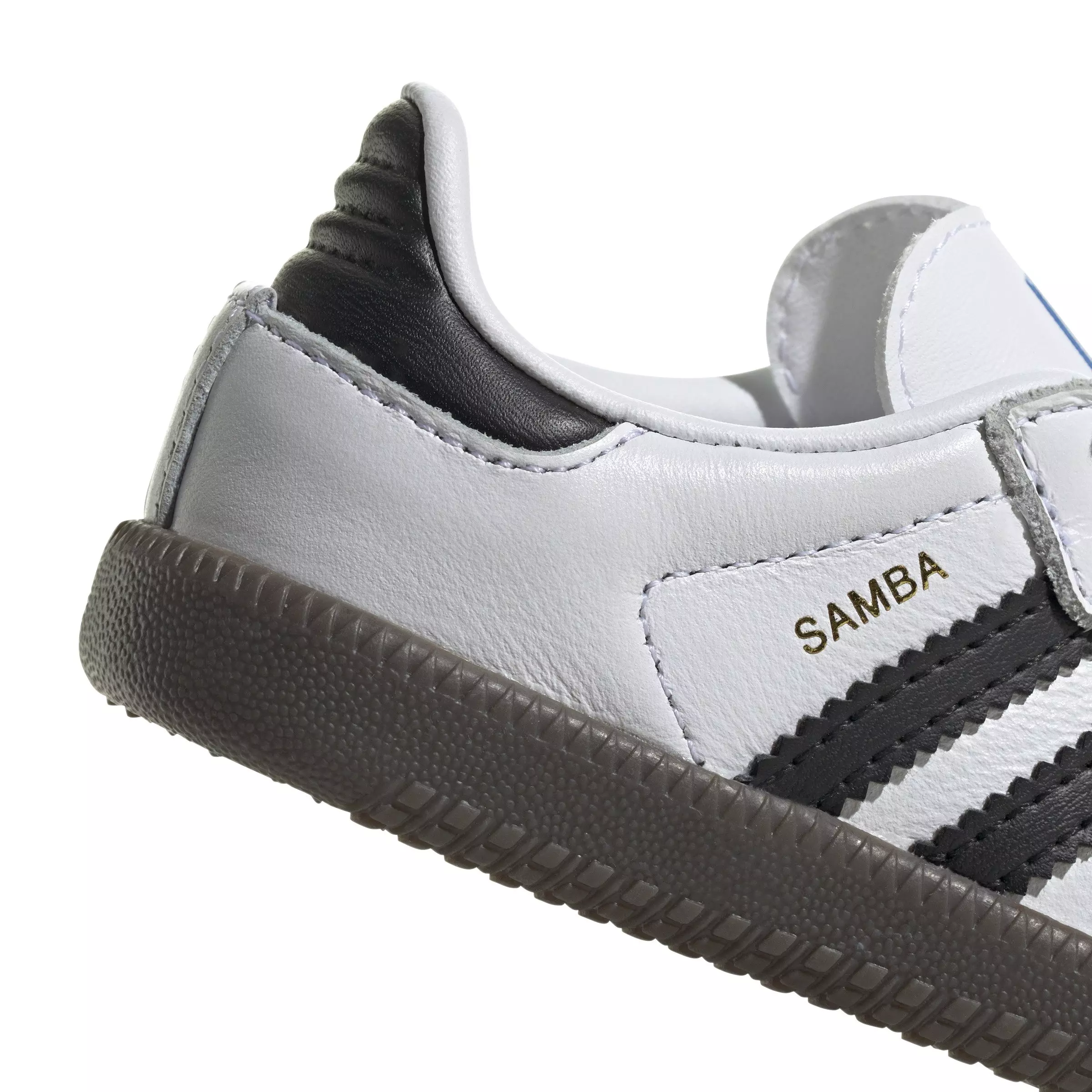 adidas Originals Samba OG "Cloud White/Core Black/Clear Granite" Toddler Kids' Shoe - WHITE/BLACK