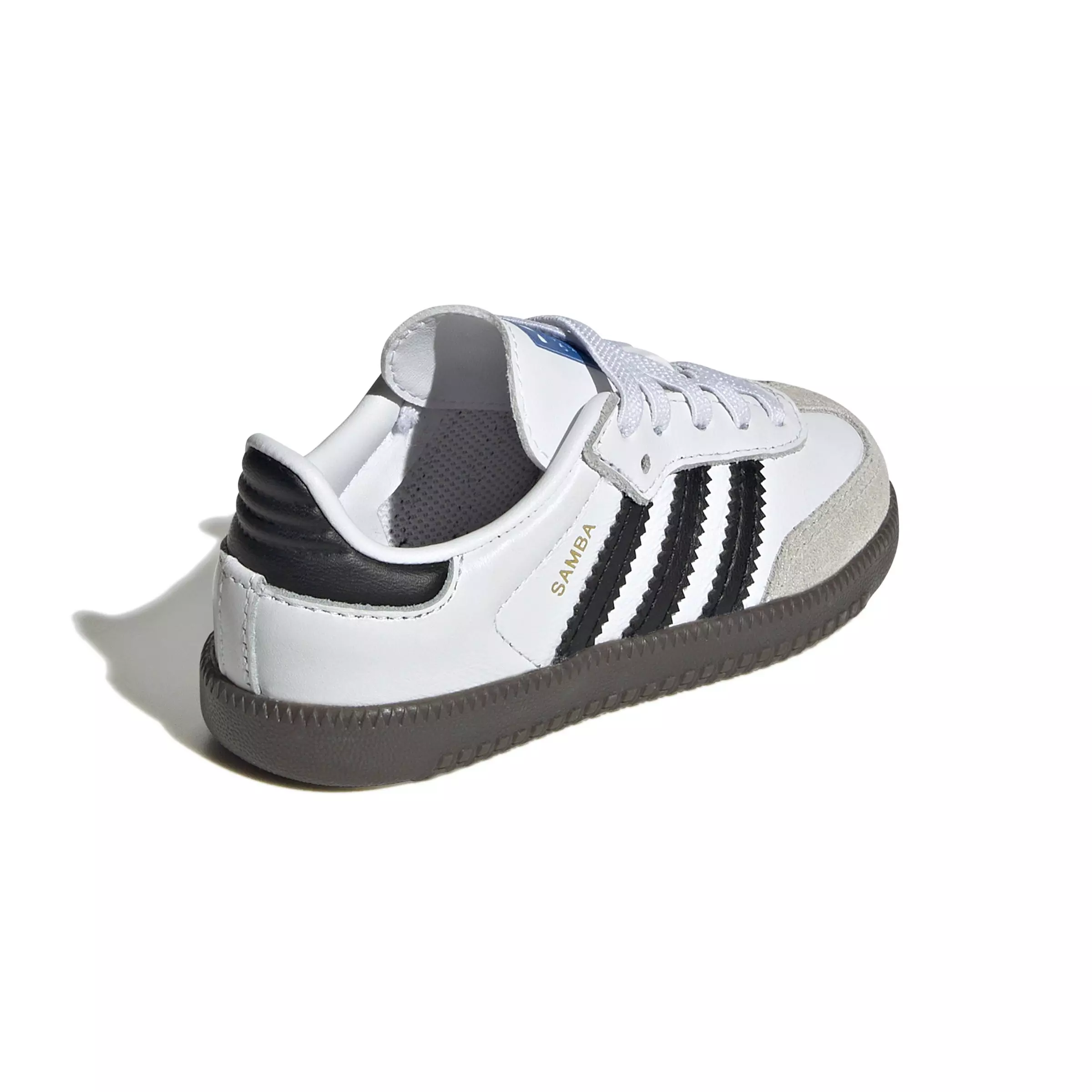 adidas Originals Samba OG "Cloud White/Core Black/Clear Granite" Toddler Kids' Shoe - WHITE/BLACK