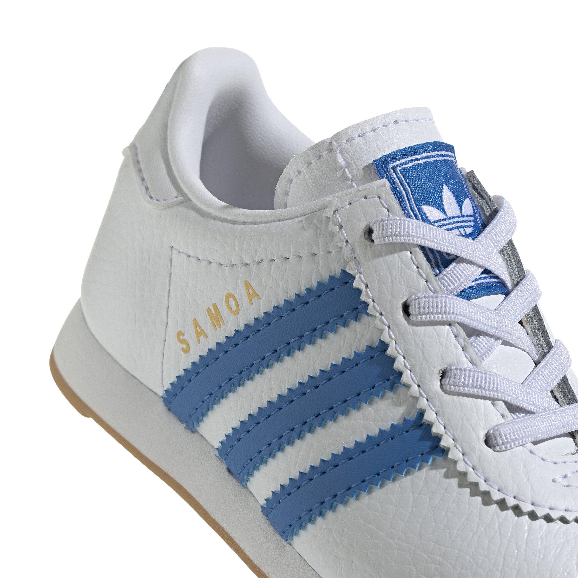 Shoe Samoa White Blue Adidas Samoa Trainers White/Royal Blue