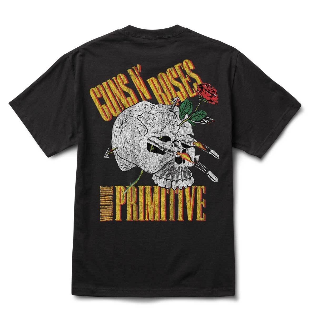 Primitive Men's Guns N Roses Nightrain Tee - BLACK Thumbnail View 2