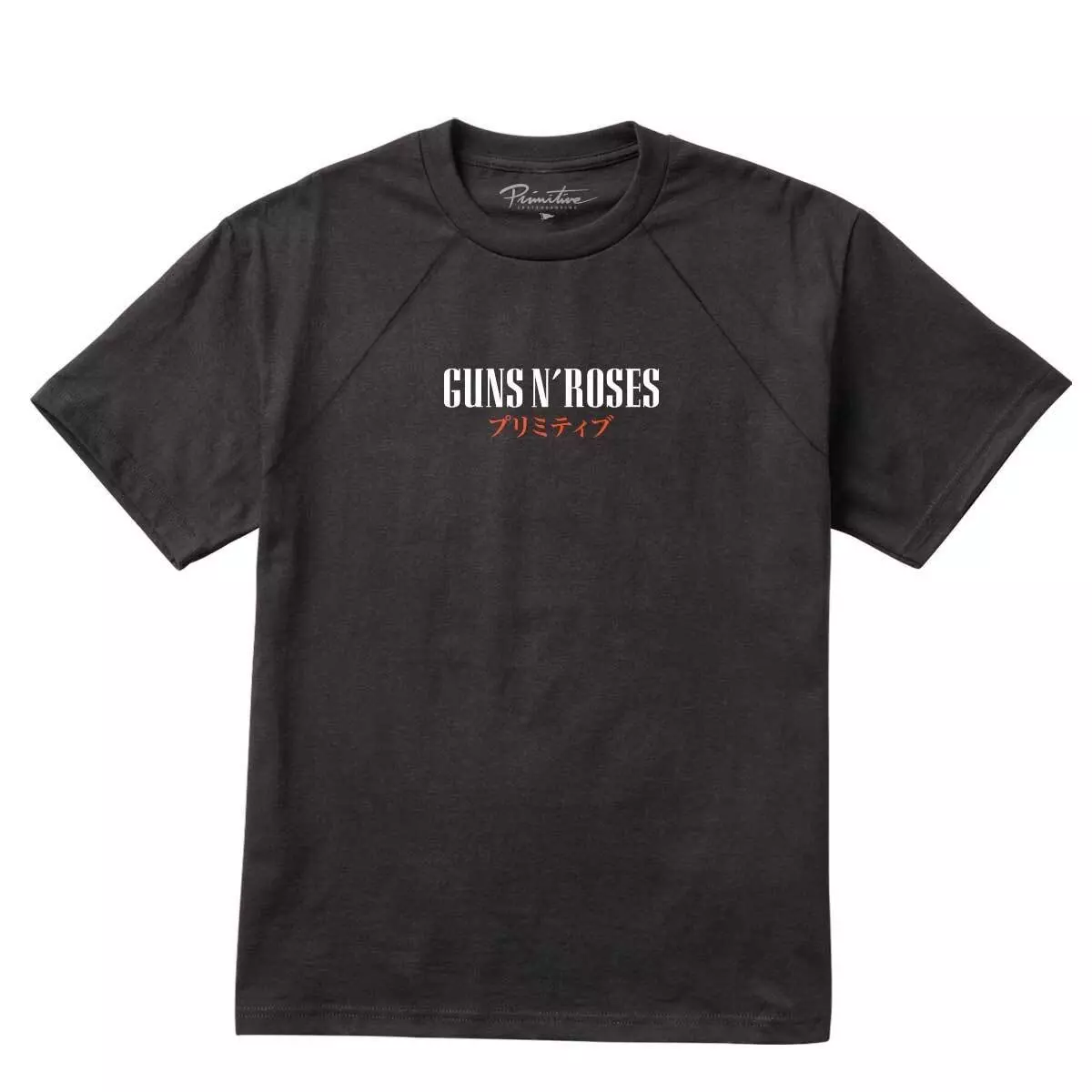 Primitive Men's Guns N Roses Robo Raglan Tee - BLACK