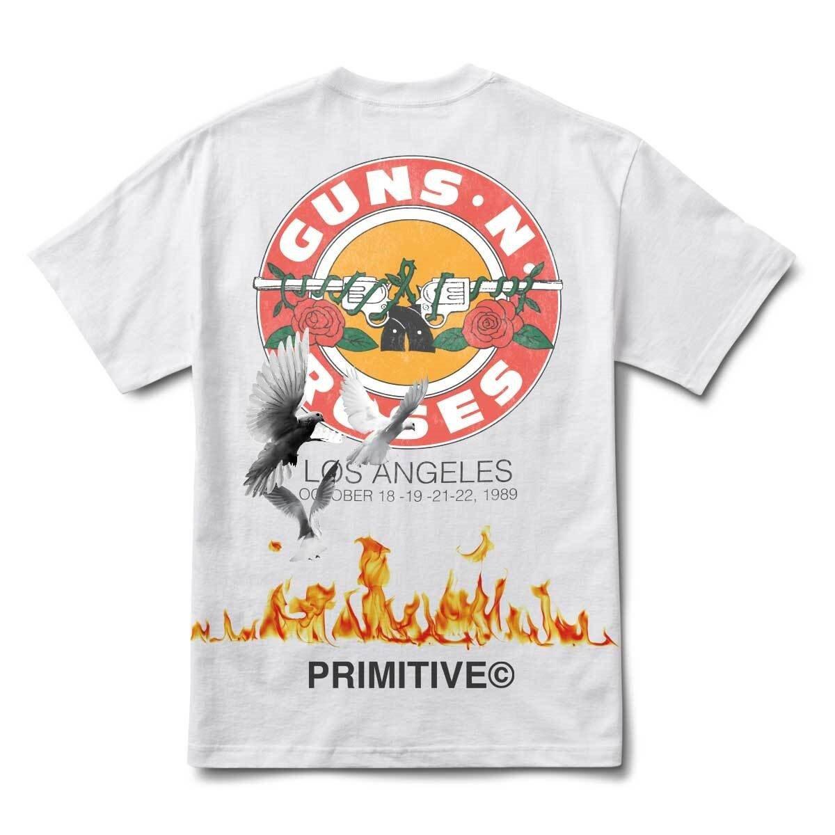 Primitive Men's Guns N Roses Next Door Tee - WHITE Thumbnail View 2