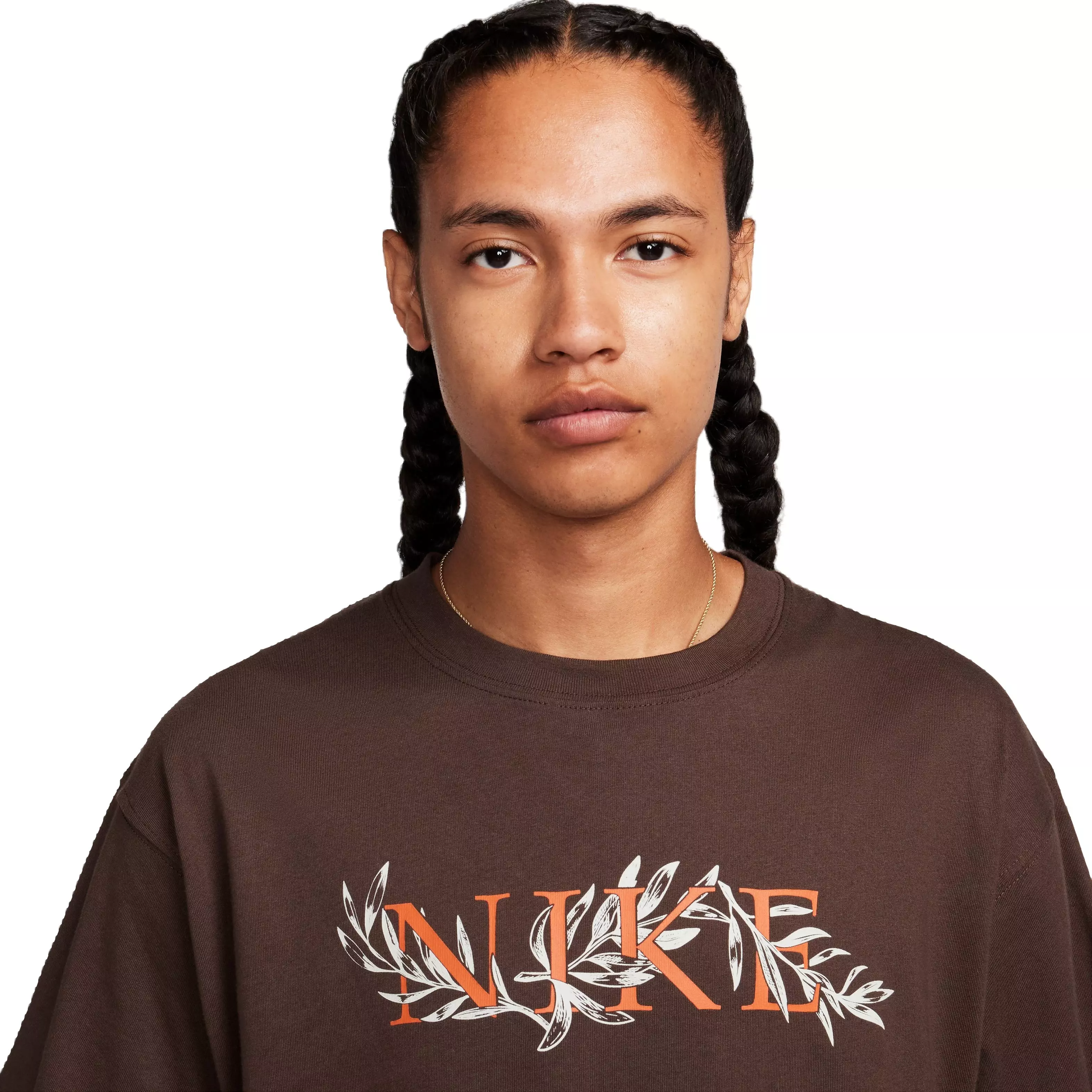 Nike Men's Sportswear Max90 Loose Graphic Tee - Brown - BROWN
