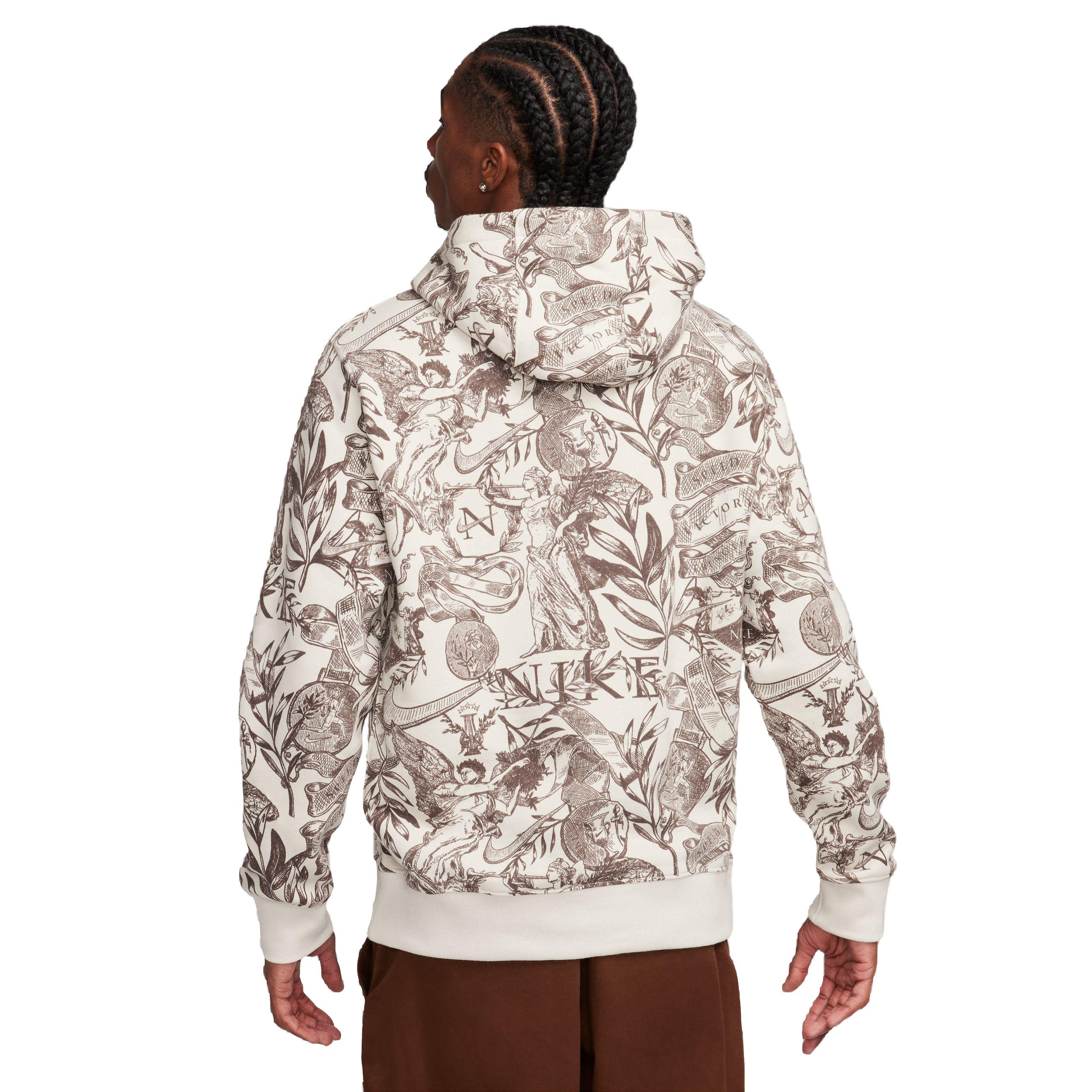 Nike Men's Sportswear Club Pullover Hoodie-Bone - BONE Thumbnail View 2
