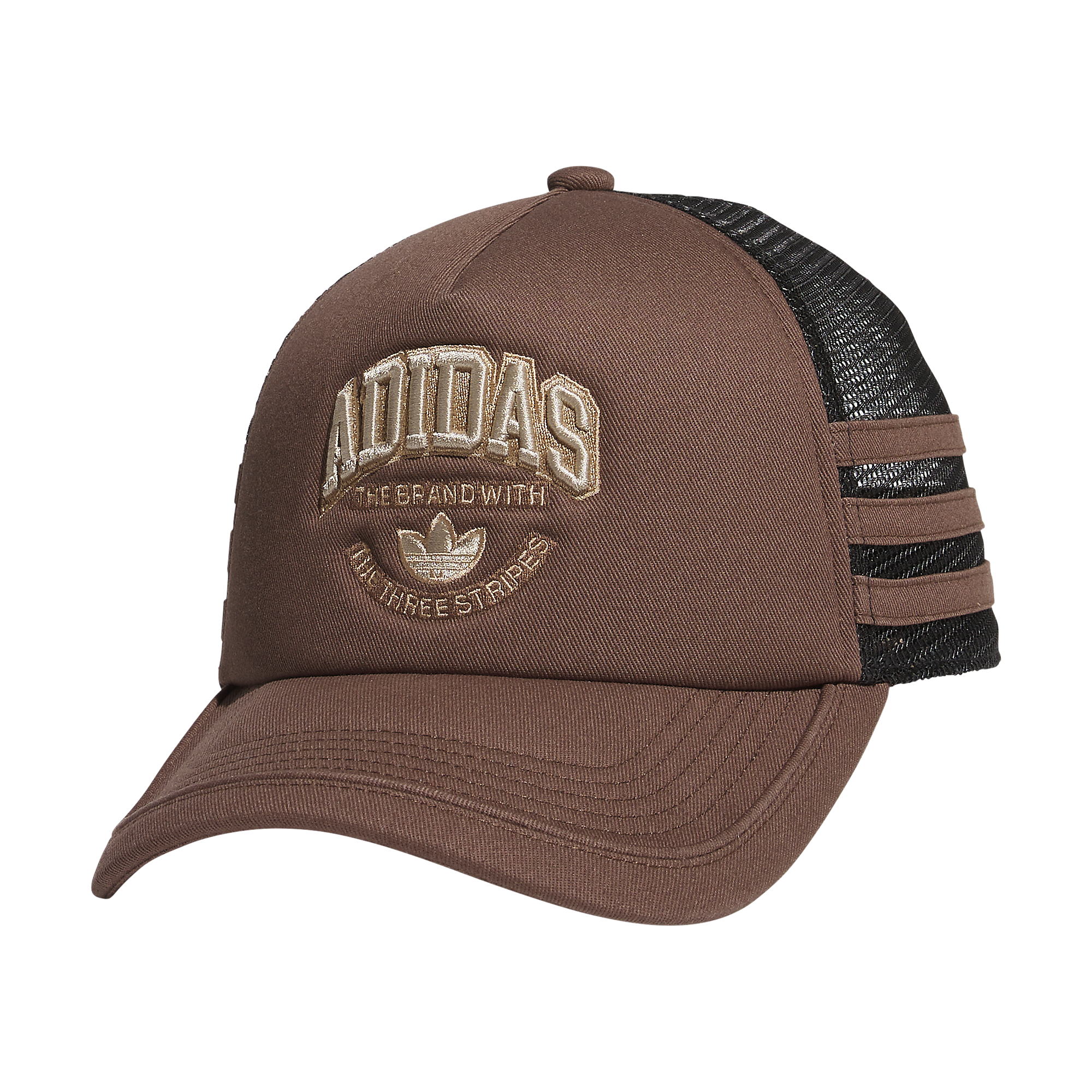 adidas Rec League Trucker Hat-Brown - BROWN Thumbnail View 3