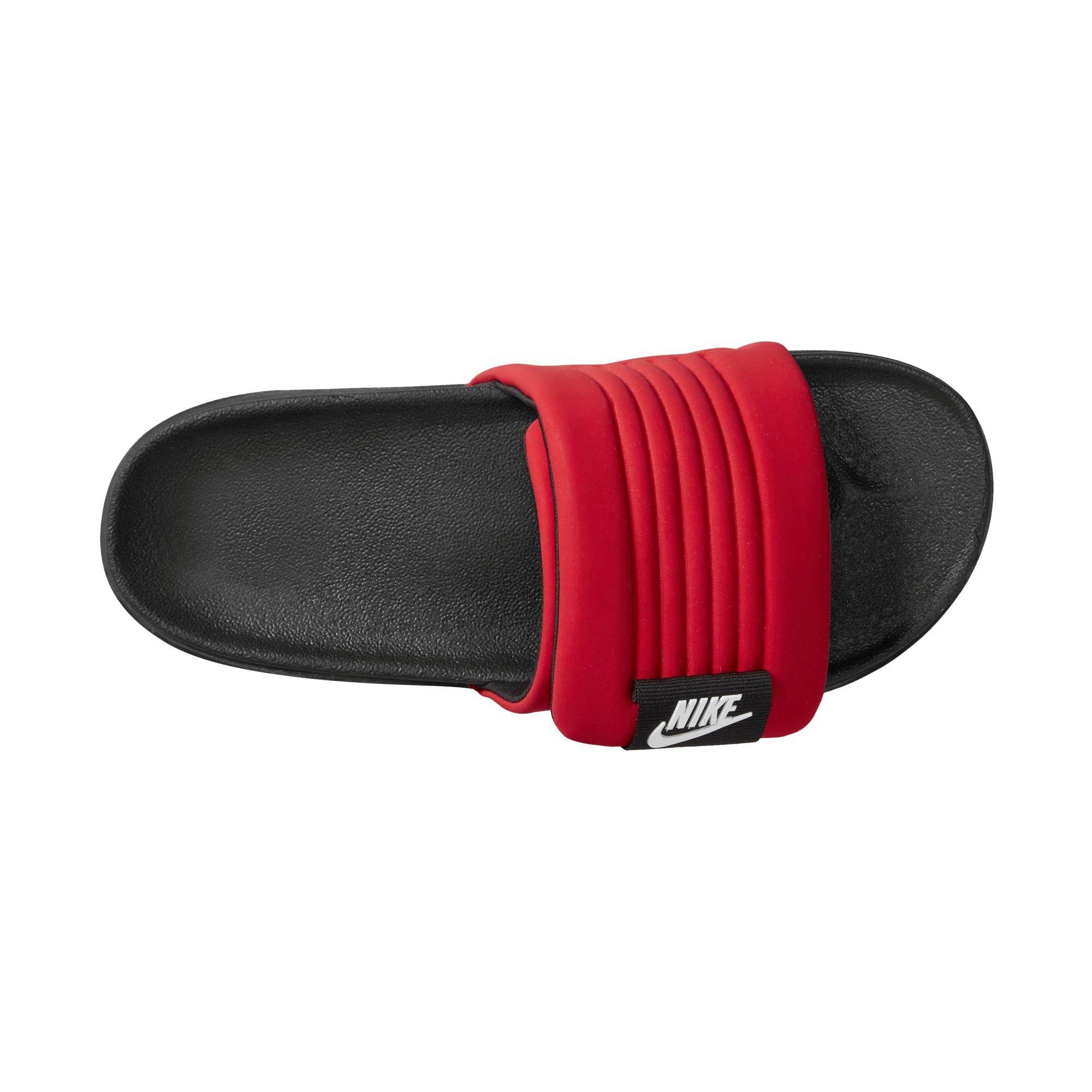 Nike Offcourt Black/Chile Red Men's Slide - Hibbett