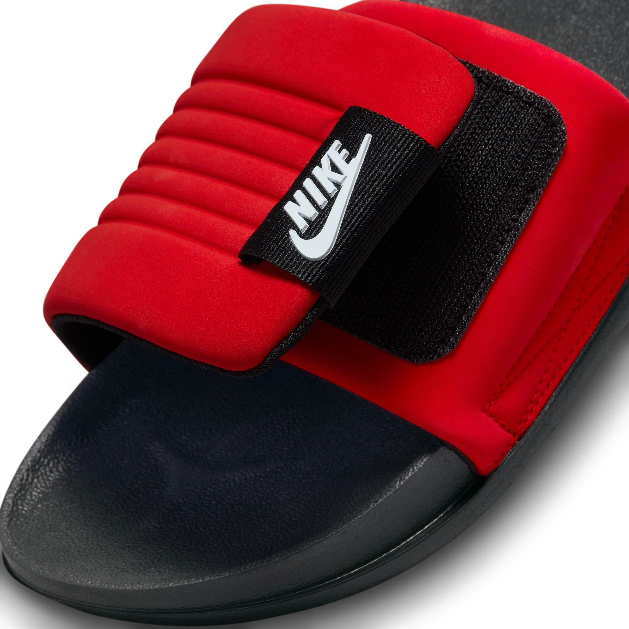 Nike Offcourt Adjust "University Red/White/Black" Men's Slide - RED/WHITE/BLACK Thumbnail View 9