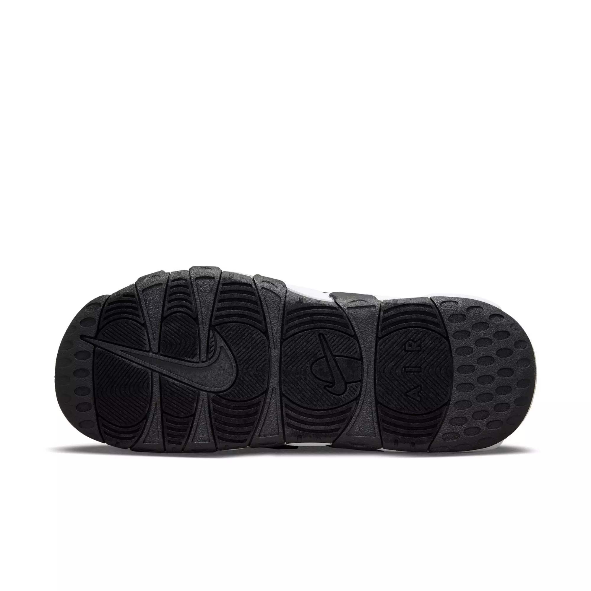 Nike Air More Uptempo "Black/White/Clear" Men's Slide - BLACK/WHITE