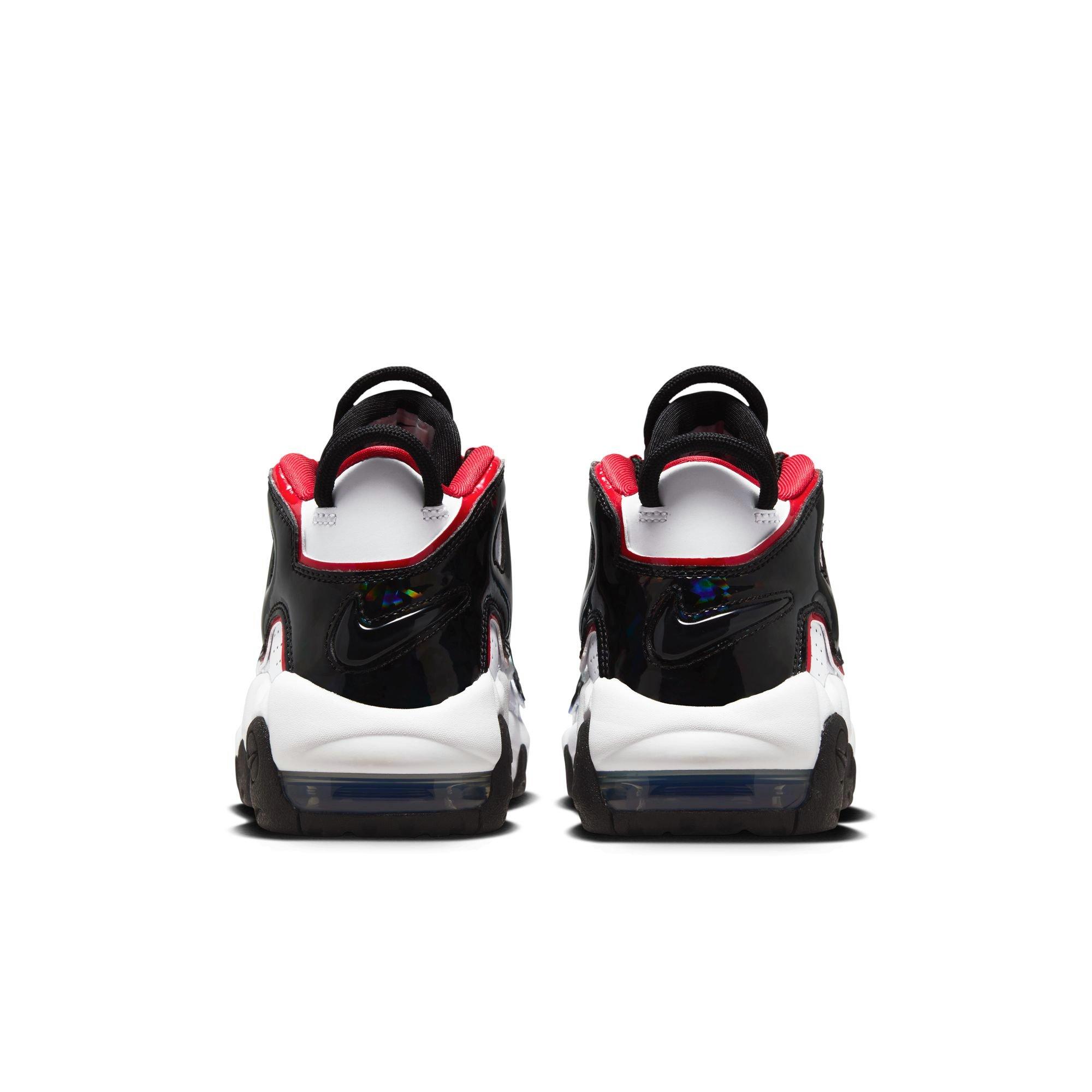 Nike Air More Uptempo CL Grade School Boys' "White/Black/University Red/Game Royal" Shoe