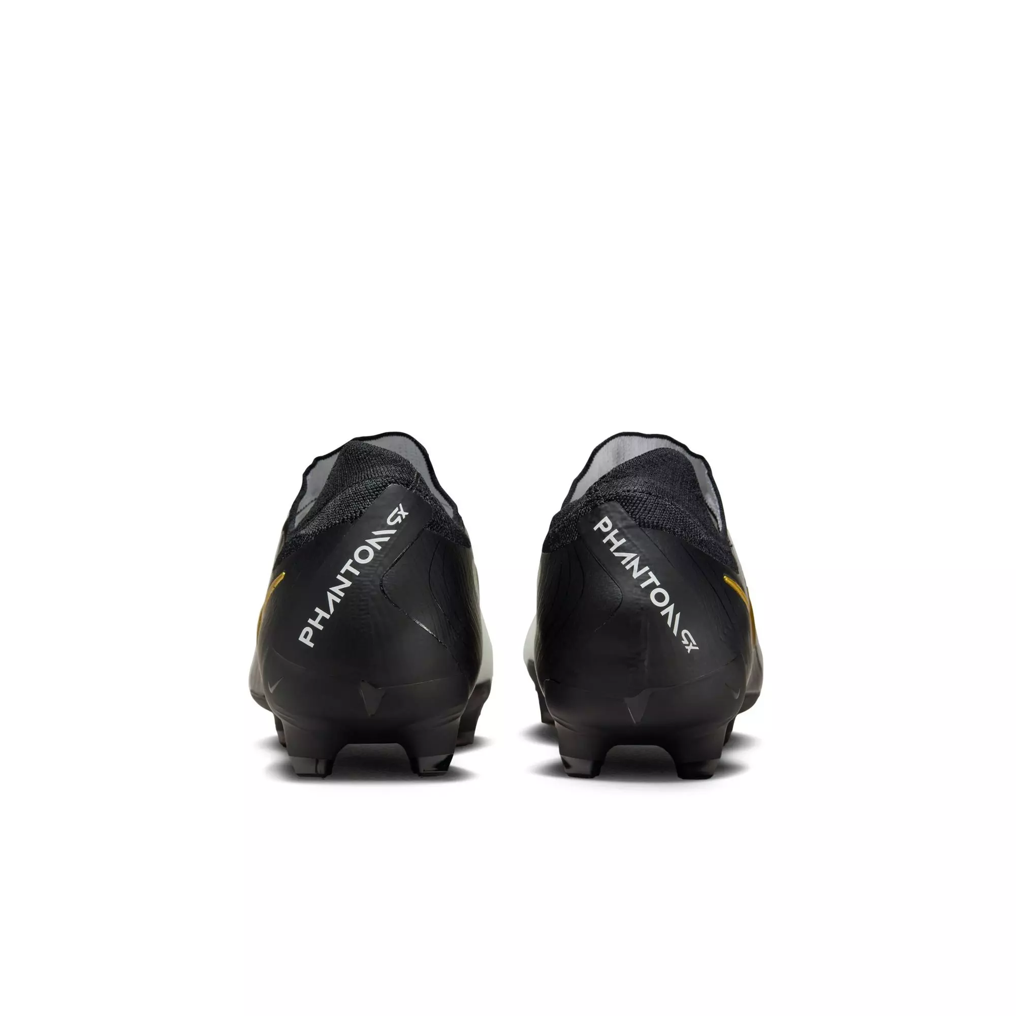 Nike Phantom GX 2 Pro FG "White/Black/MTLC Gold Coin" Men's Soccer Cleat - WHITE/BLACK